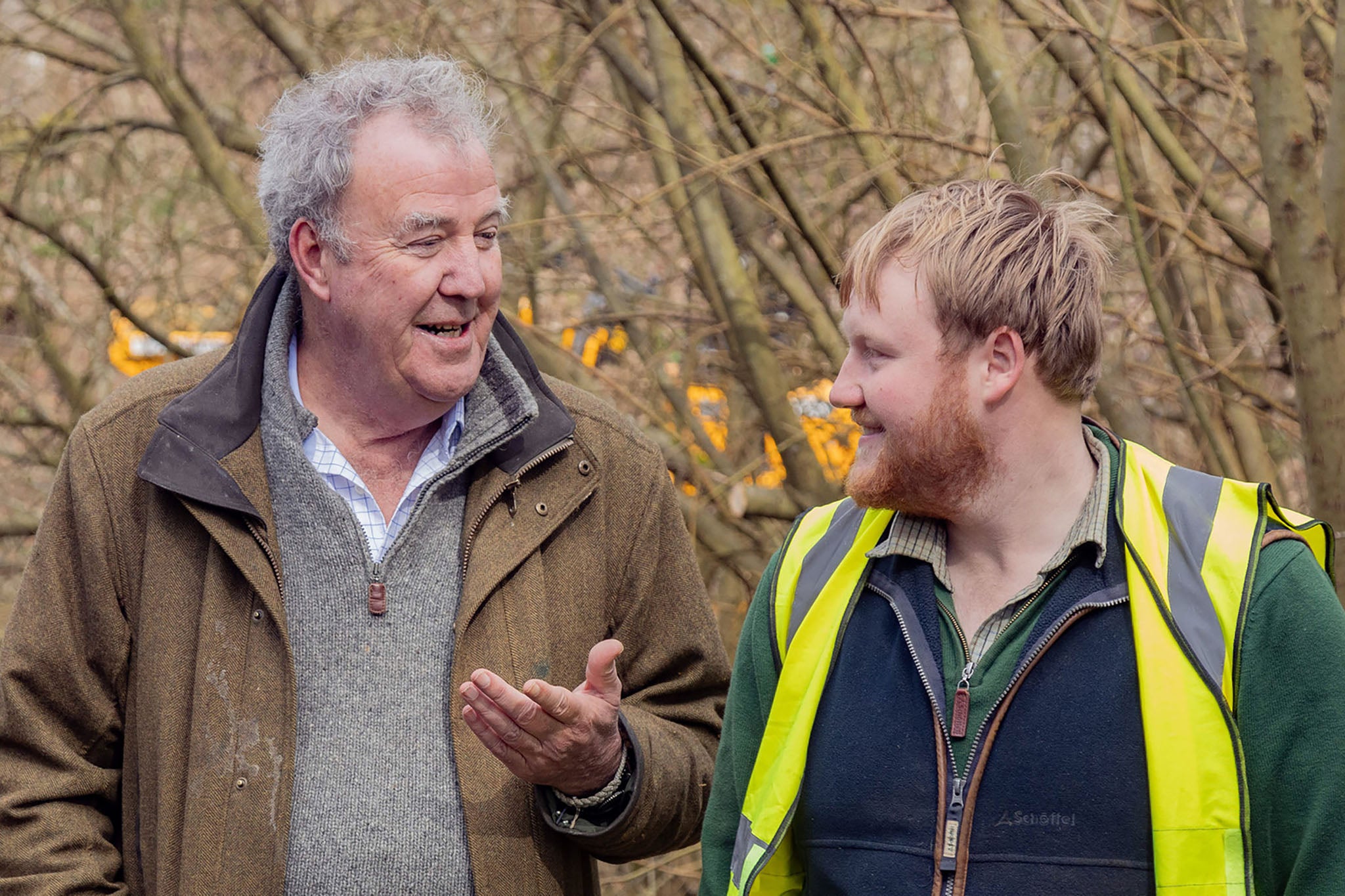 Clarkson and Kaleb Cooper in ‘Clarkson’s Farm'