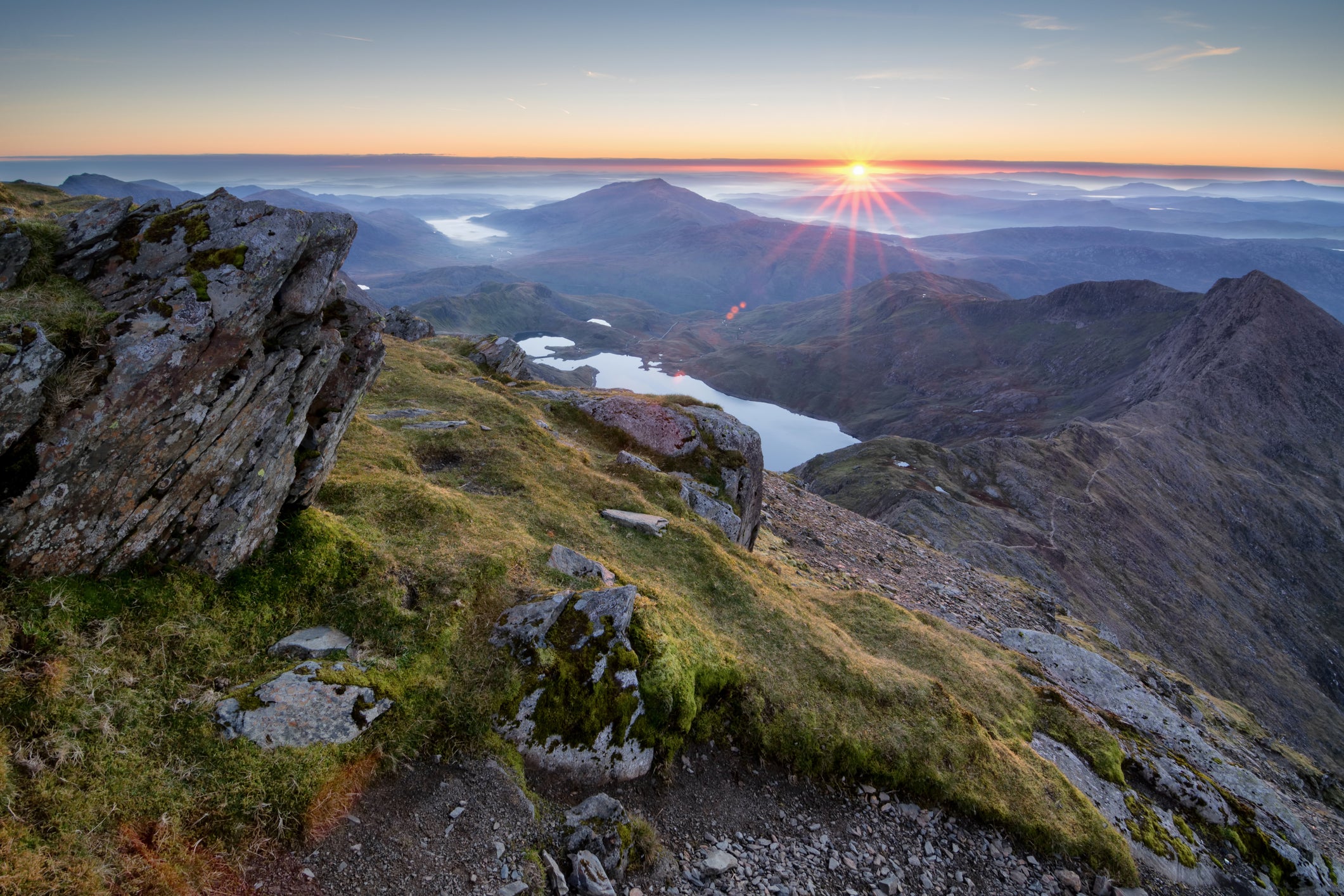 The summit of Snowdon