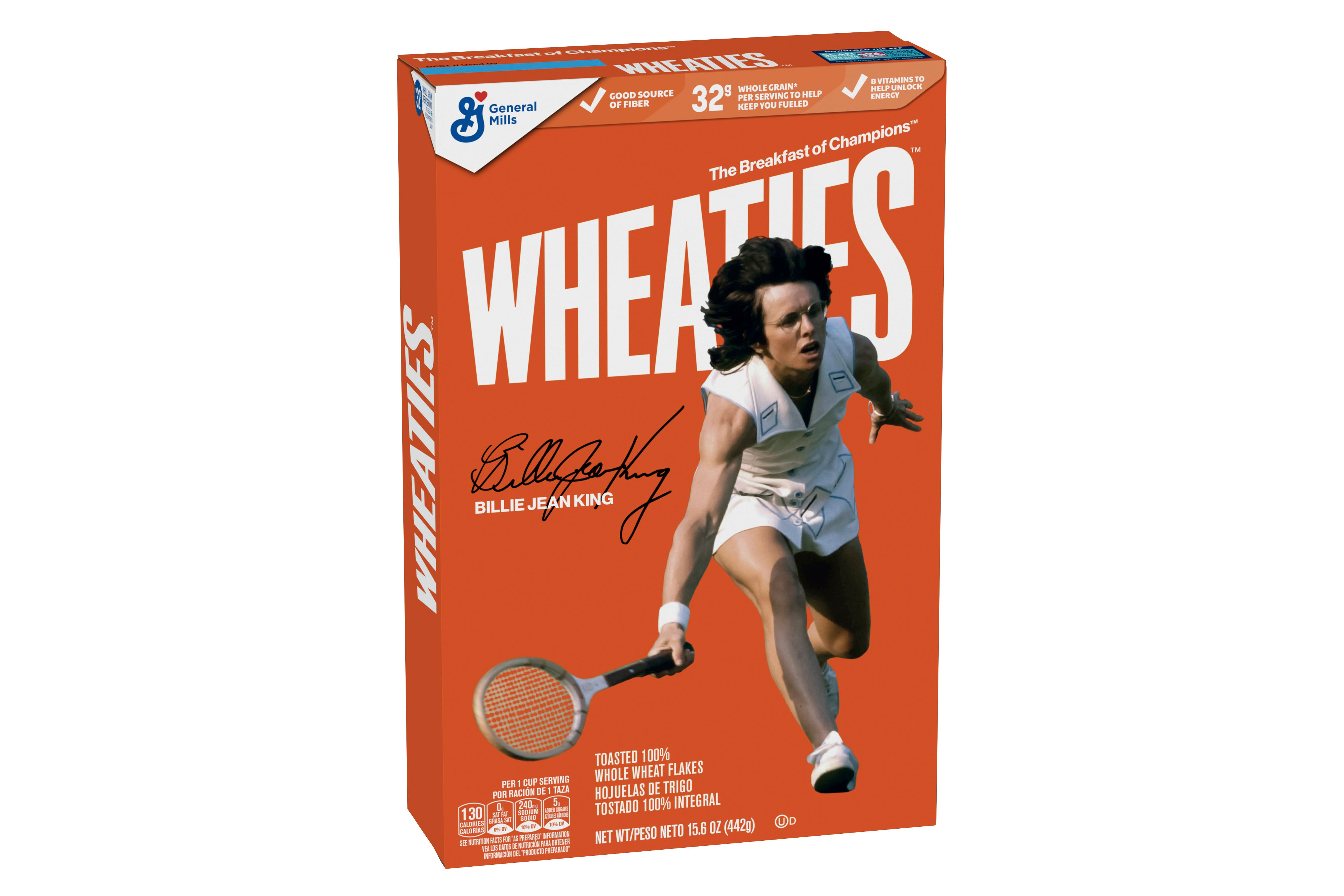 Billie Jean King Wheaties