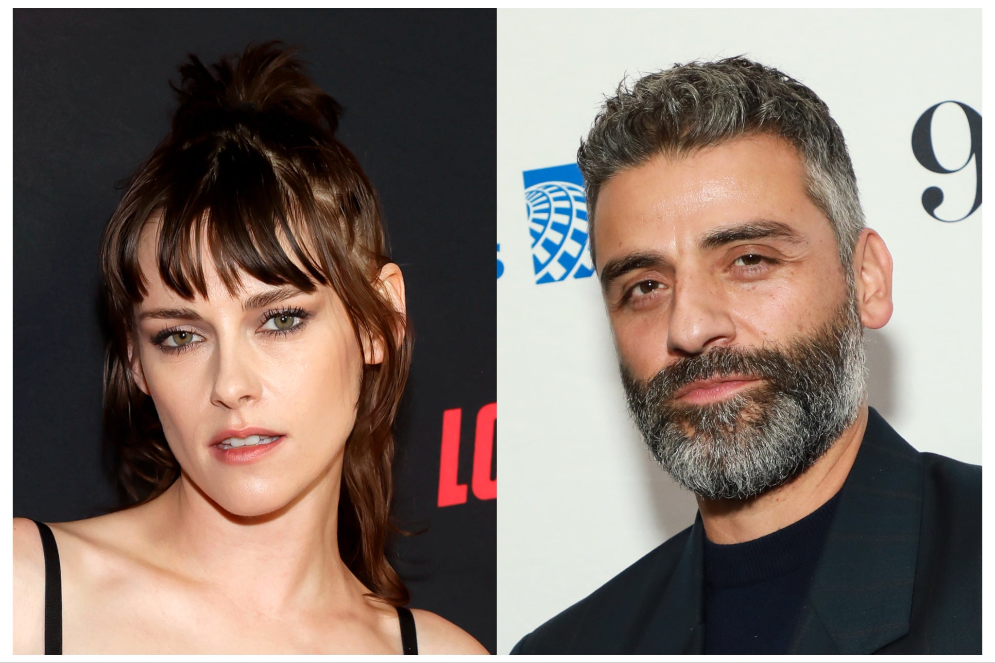 Kristen Stewart (left) and Oscar Isaac