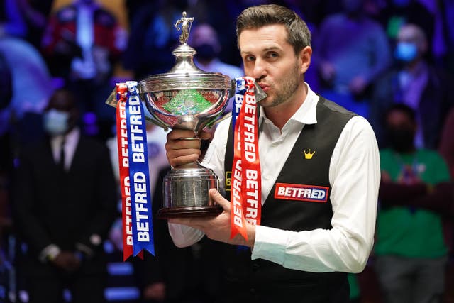 Mark Selby won the 2021 World Snooker Championships (Zac Goodwin/PA)