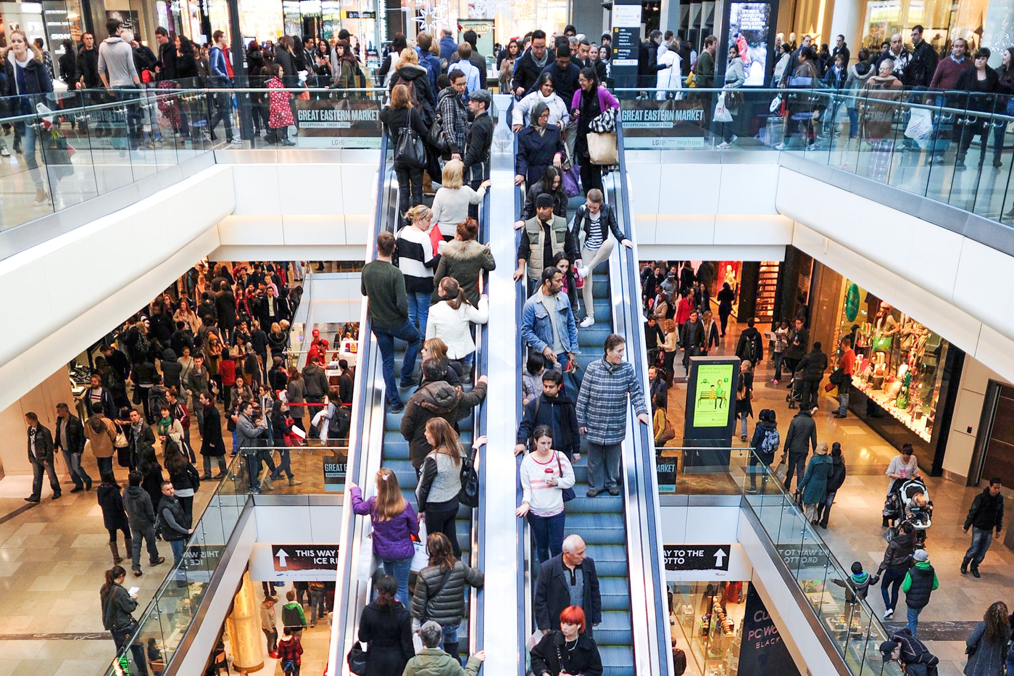 ‘I could have tried sliding down the handrail, but that would just have attracted attention’