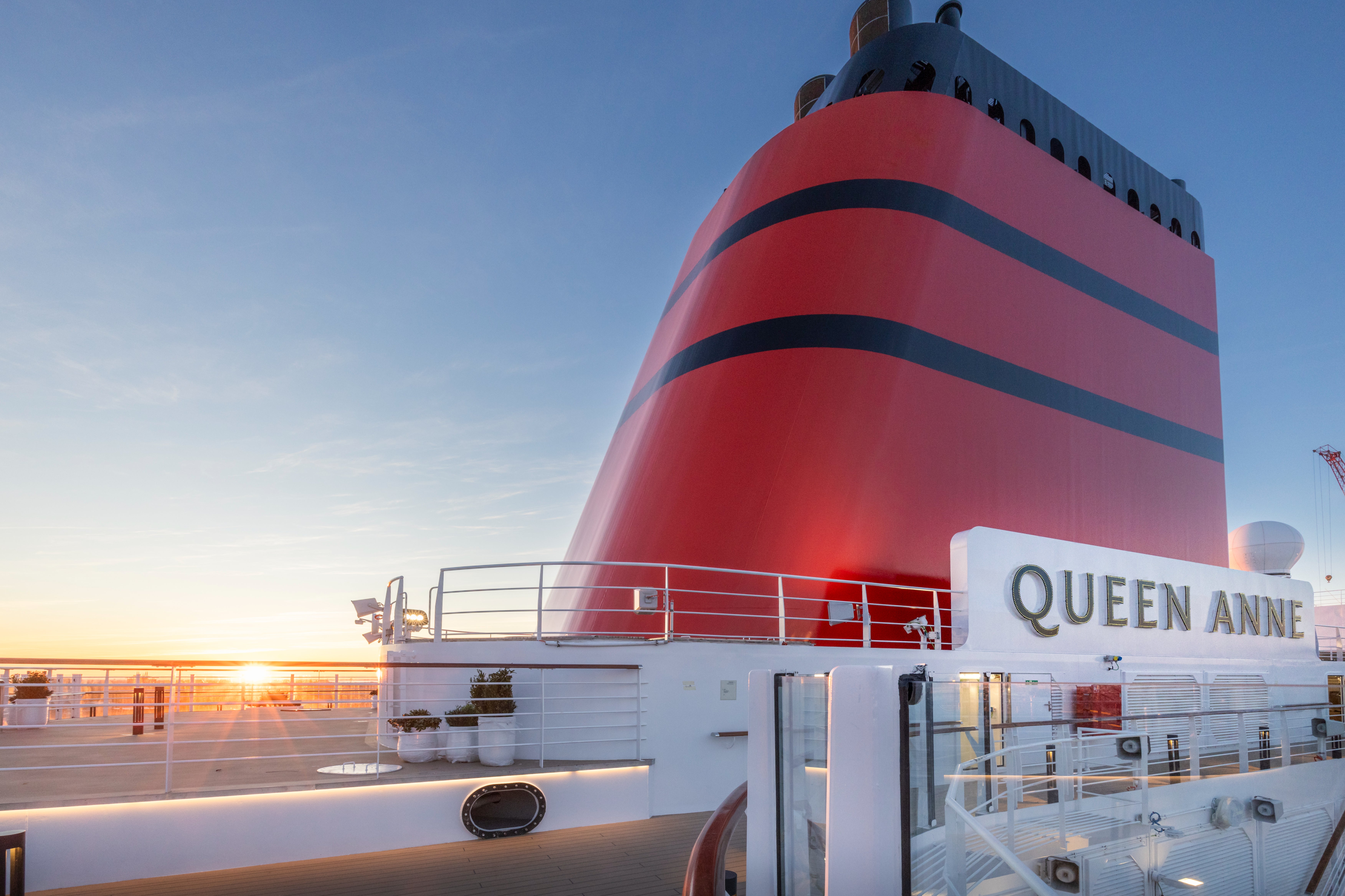 The red and black funnel has long been a fixture of Cunard ships