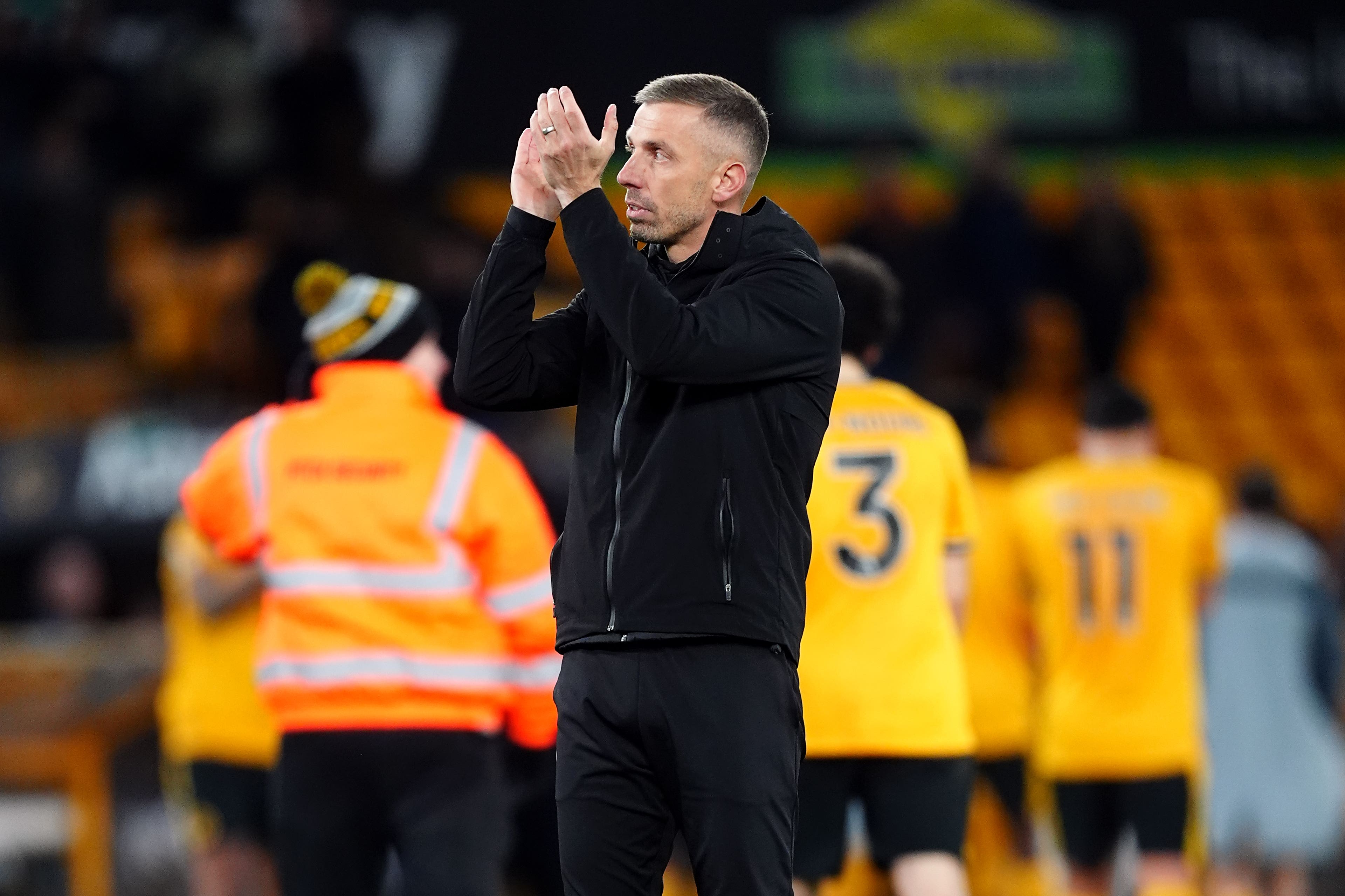 Wolves manager Gary O’Neil admits it will be a tough ask to get something at Manchester City on Saturday (David Davies/PA)