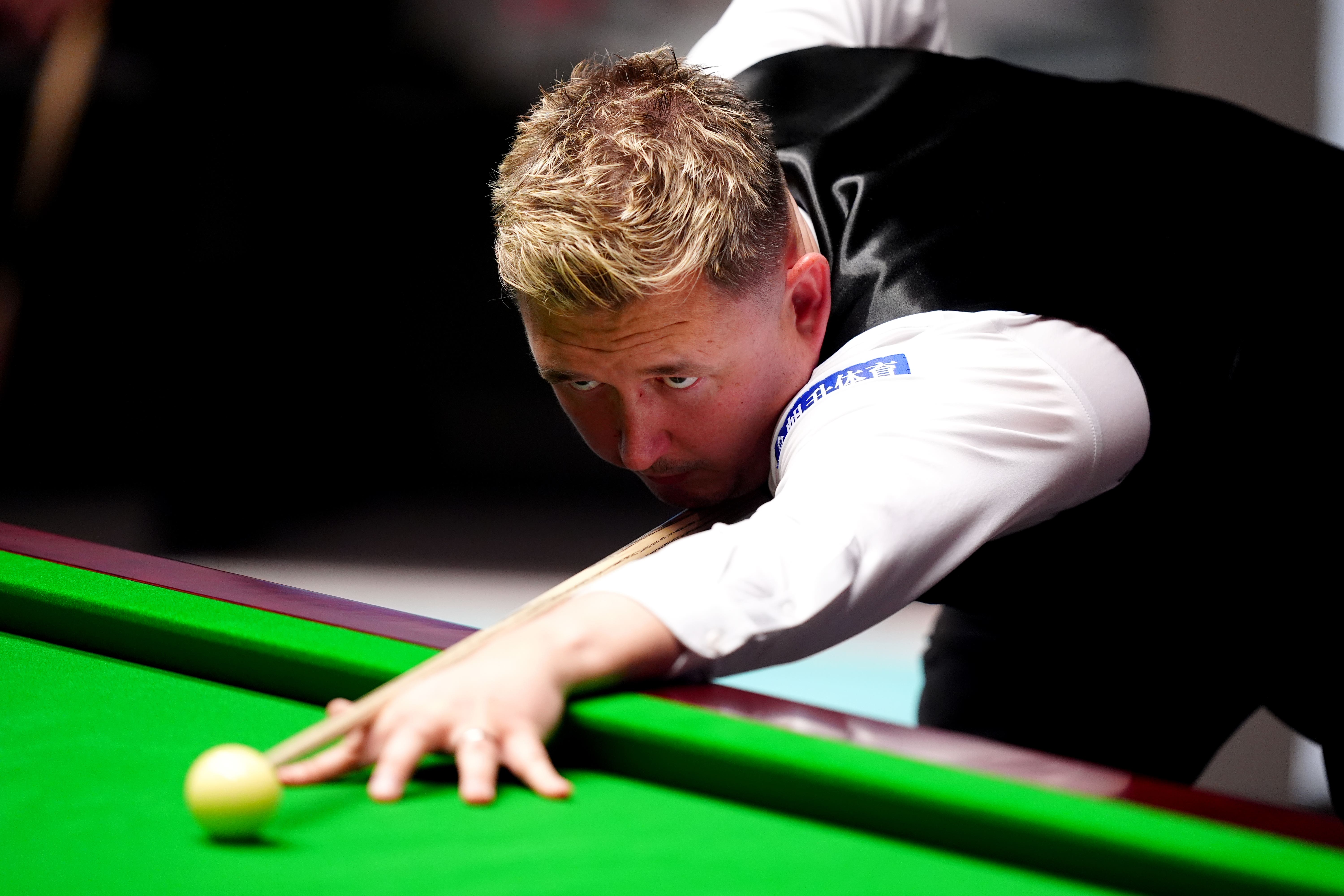 Kyren Wilson leads David Gilbert in the semi-finals (Mike Egerton/PA)