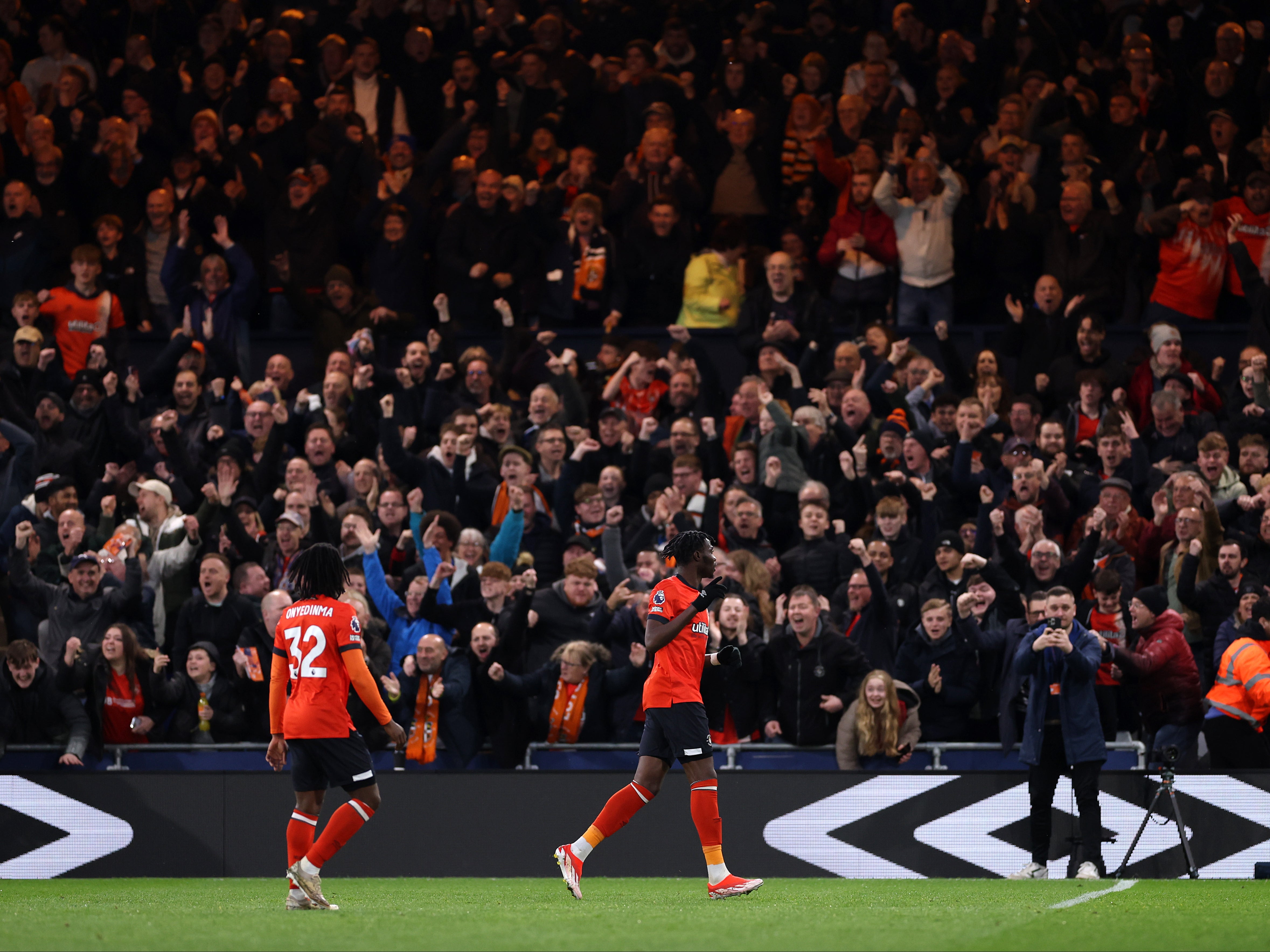 Elijah Adebayo’s goal could prove vital for Luton