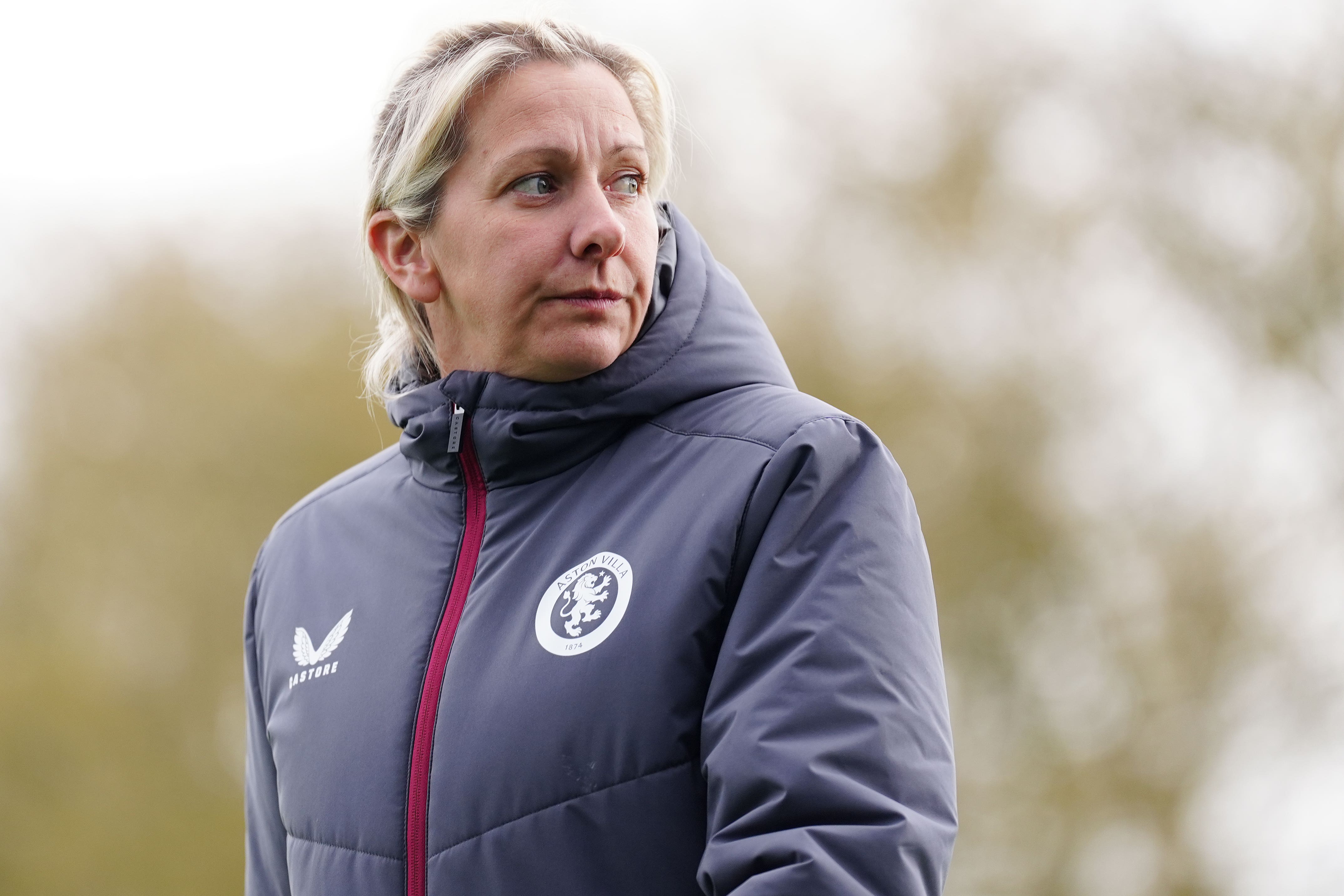 Carla Ward will step down as Aston Villa manager in the summer (Zac Goodwin/PA)