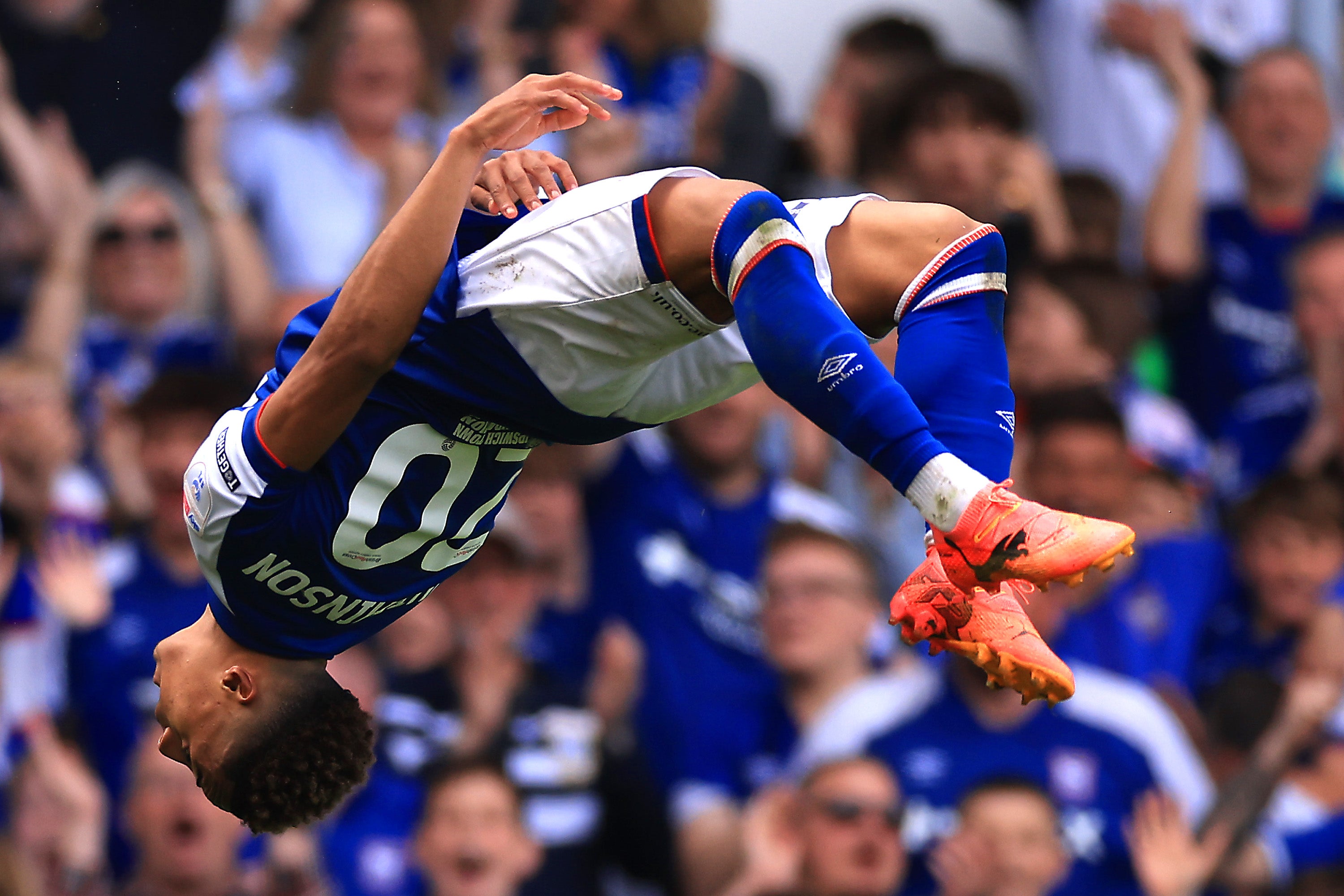 Omari Hutchinson helped Ipswich to promotion last season