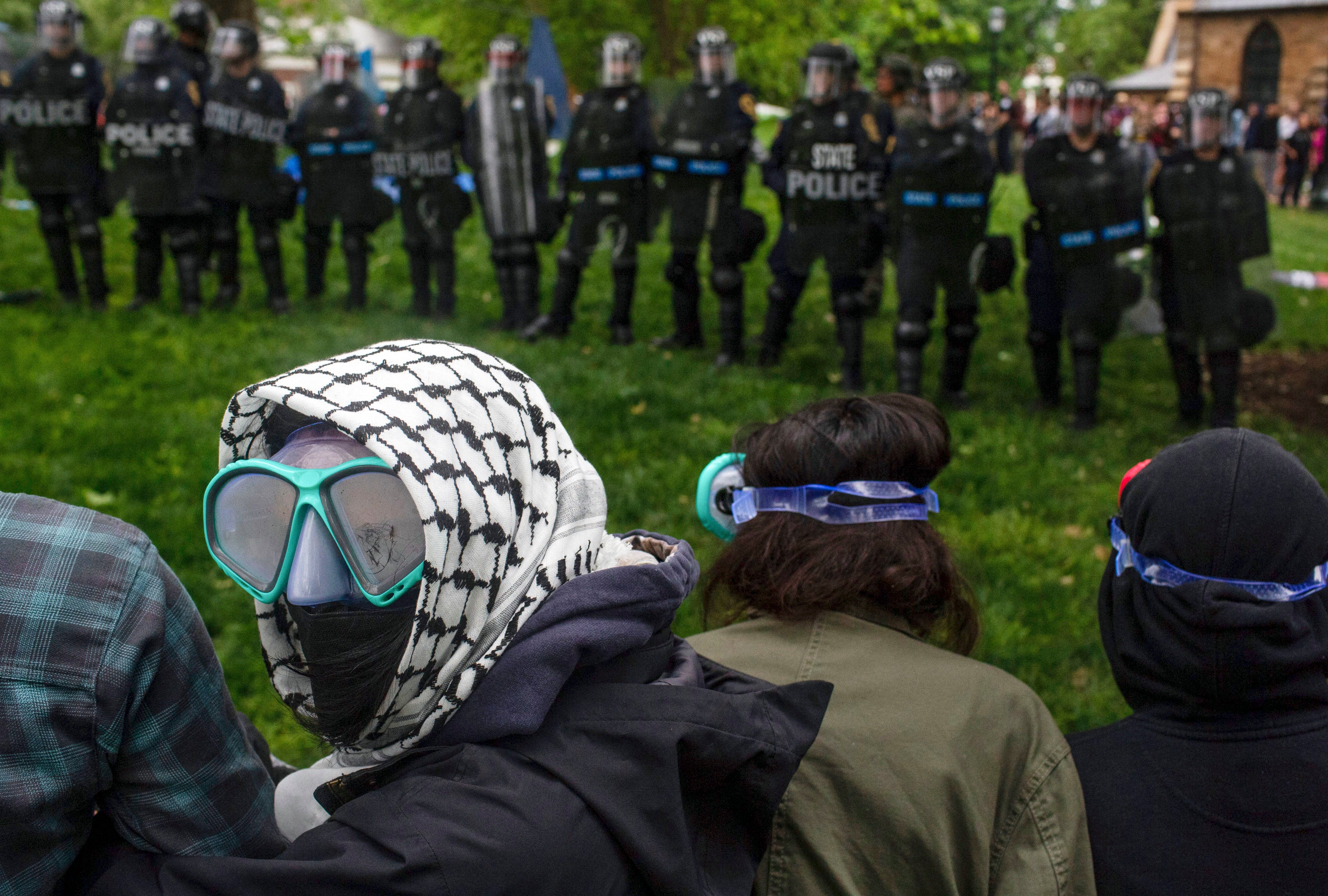 APTOPIX Israel Palestinians Campus Protests