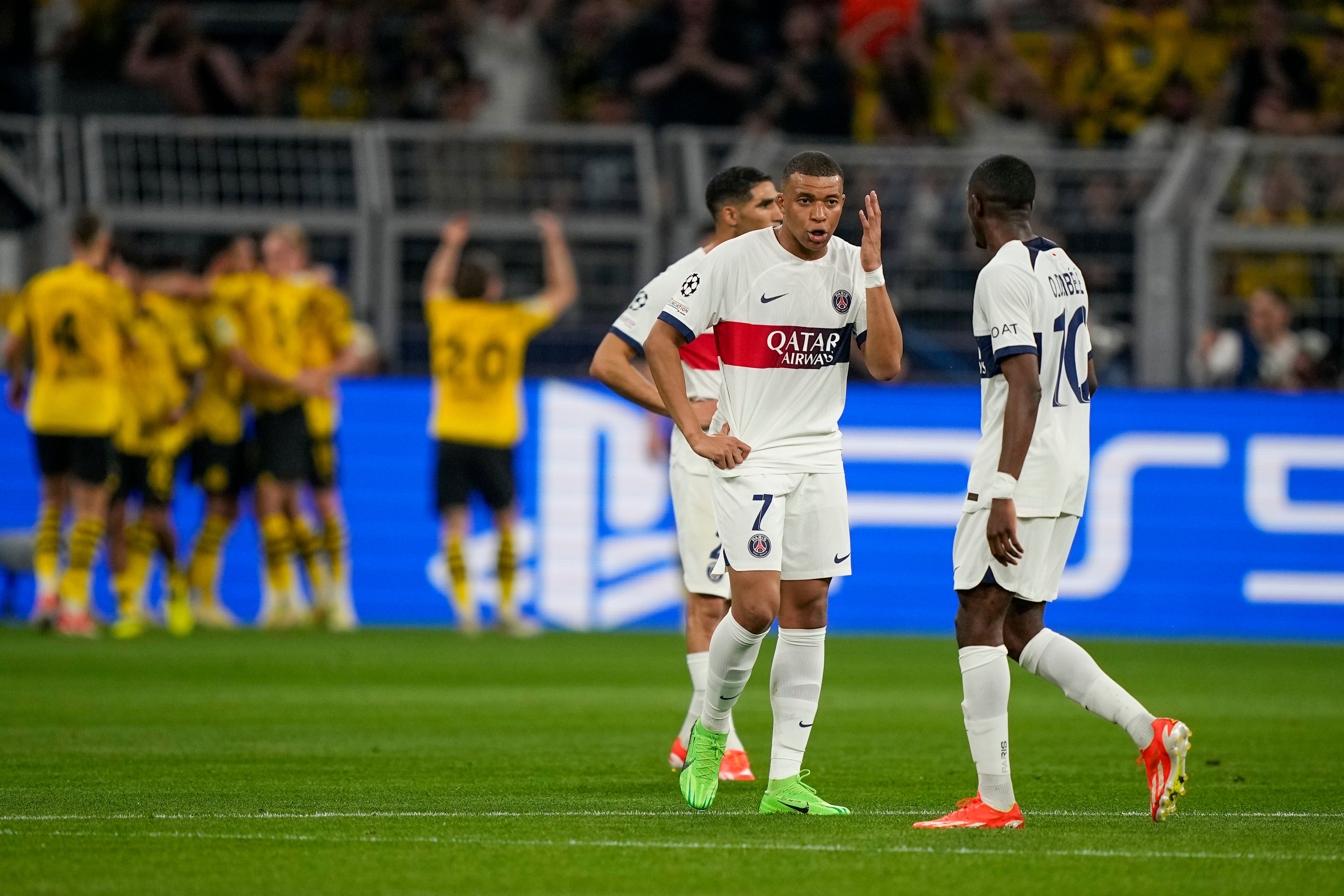 PSG came up against an impressive Dortmund in Germany