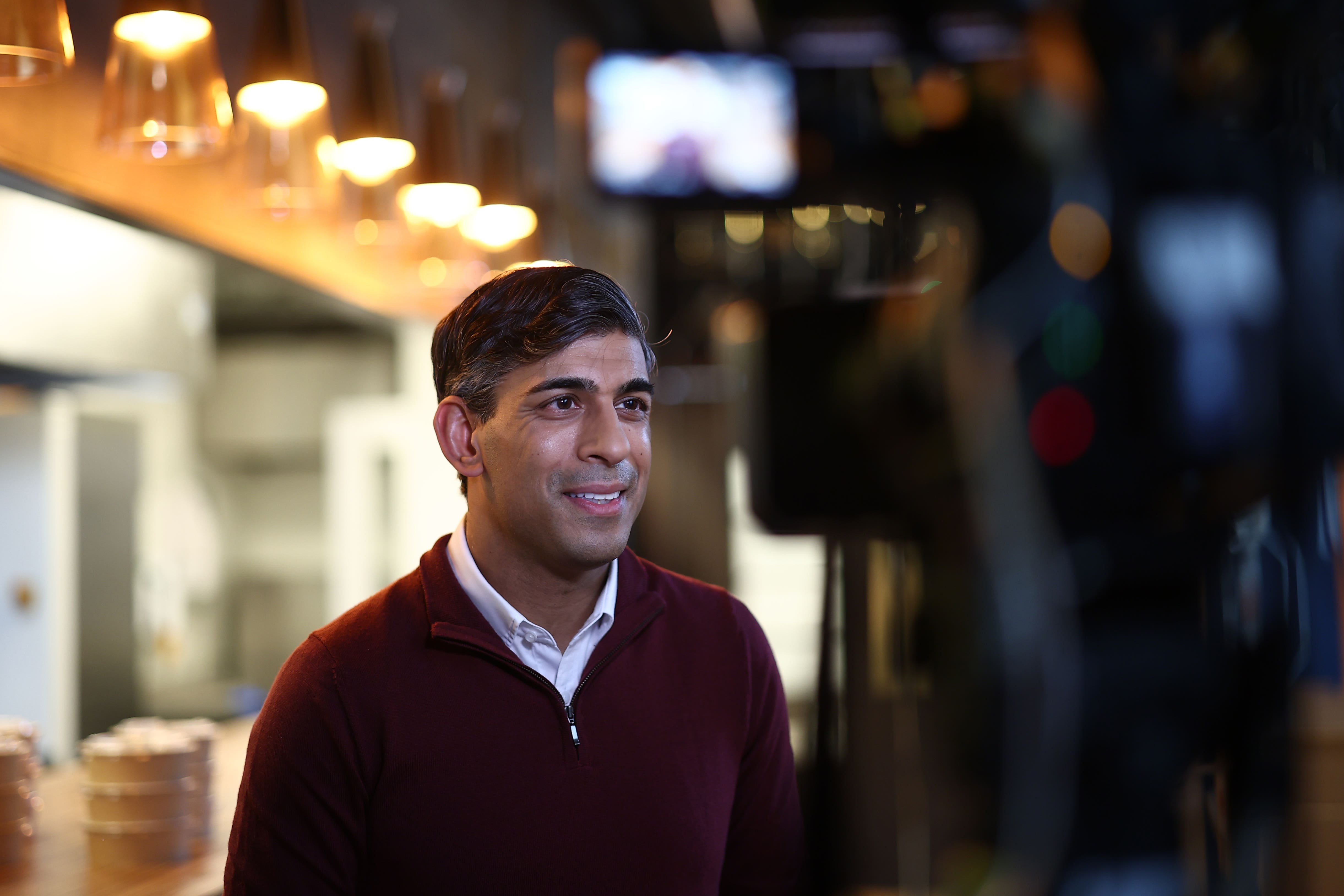 Prime Minister Rishi Sunak (Henry Nicholls/PA)