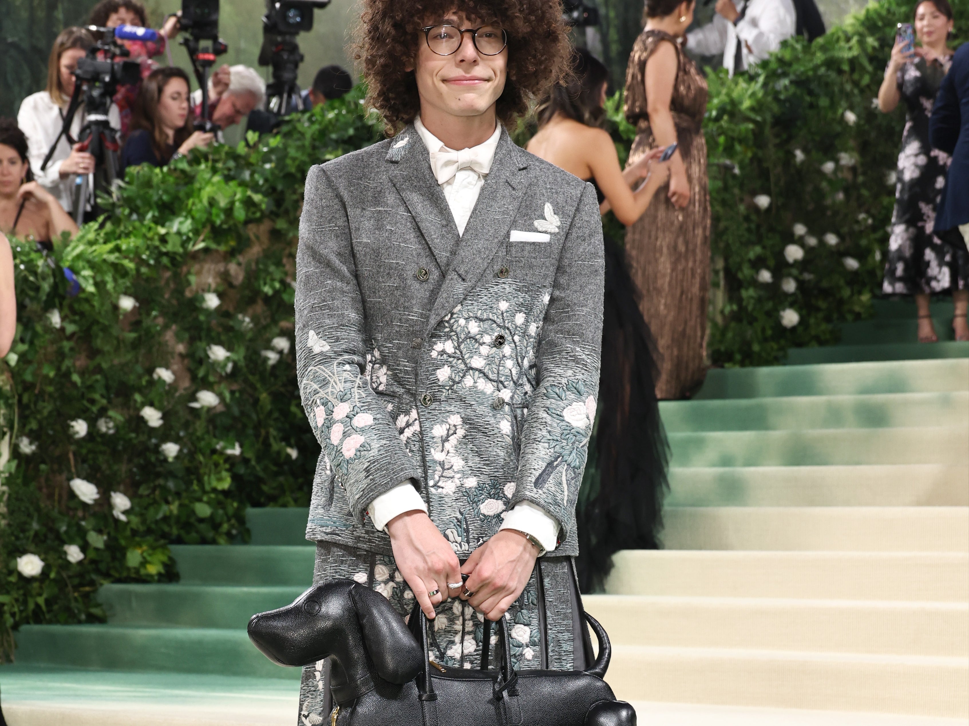 Reece Feldman attends The 2024 Met Gala Celebrating “Sleeping Beauties: Reawakening Fashion” at The Metropolitan Museum of Art on 6 May 2024 in New York City.