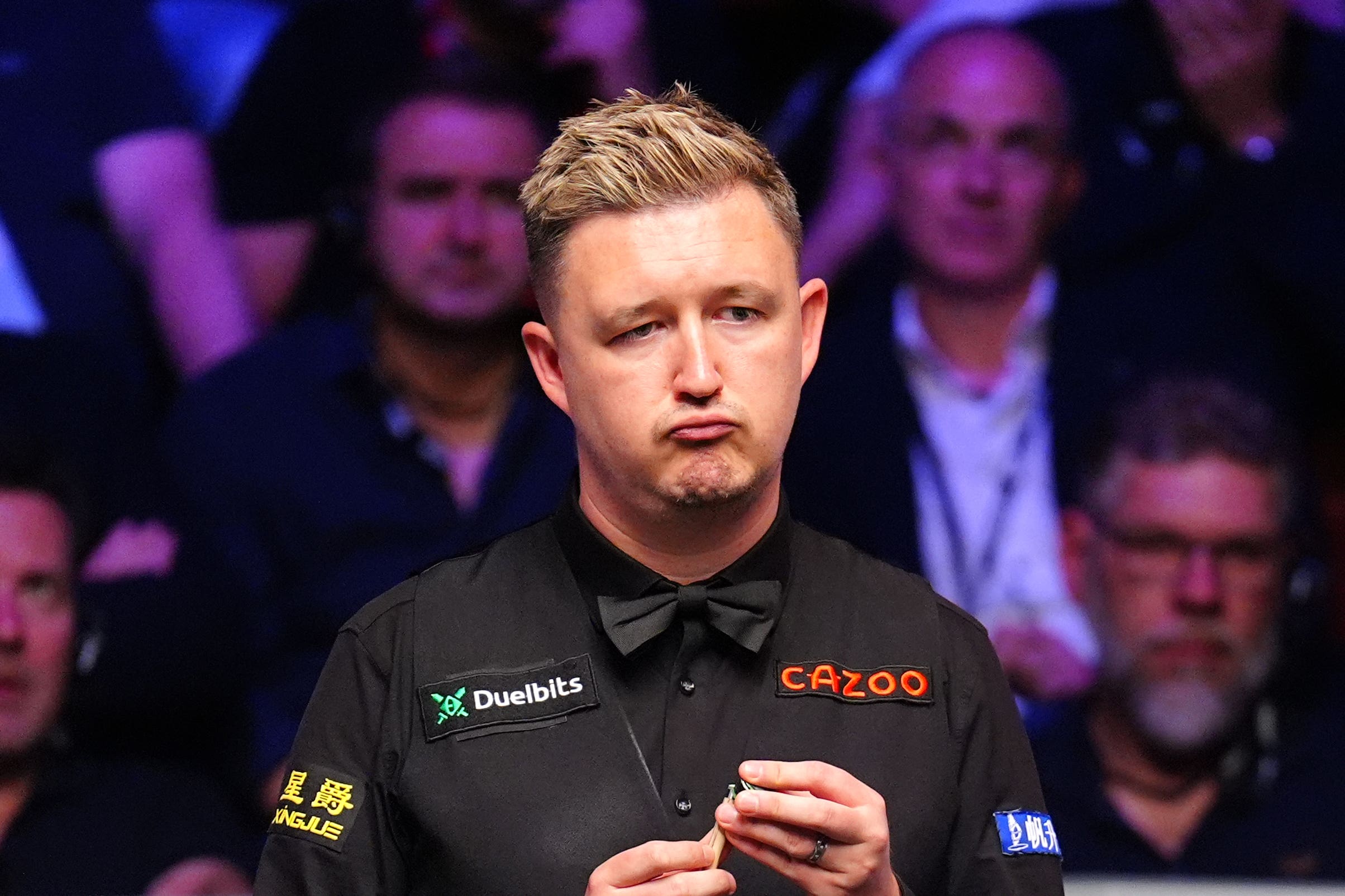 Kyren Wilson in action in the World Championship final (Mike Egerton/PA)