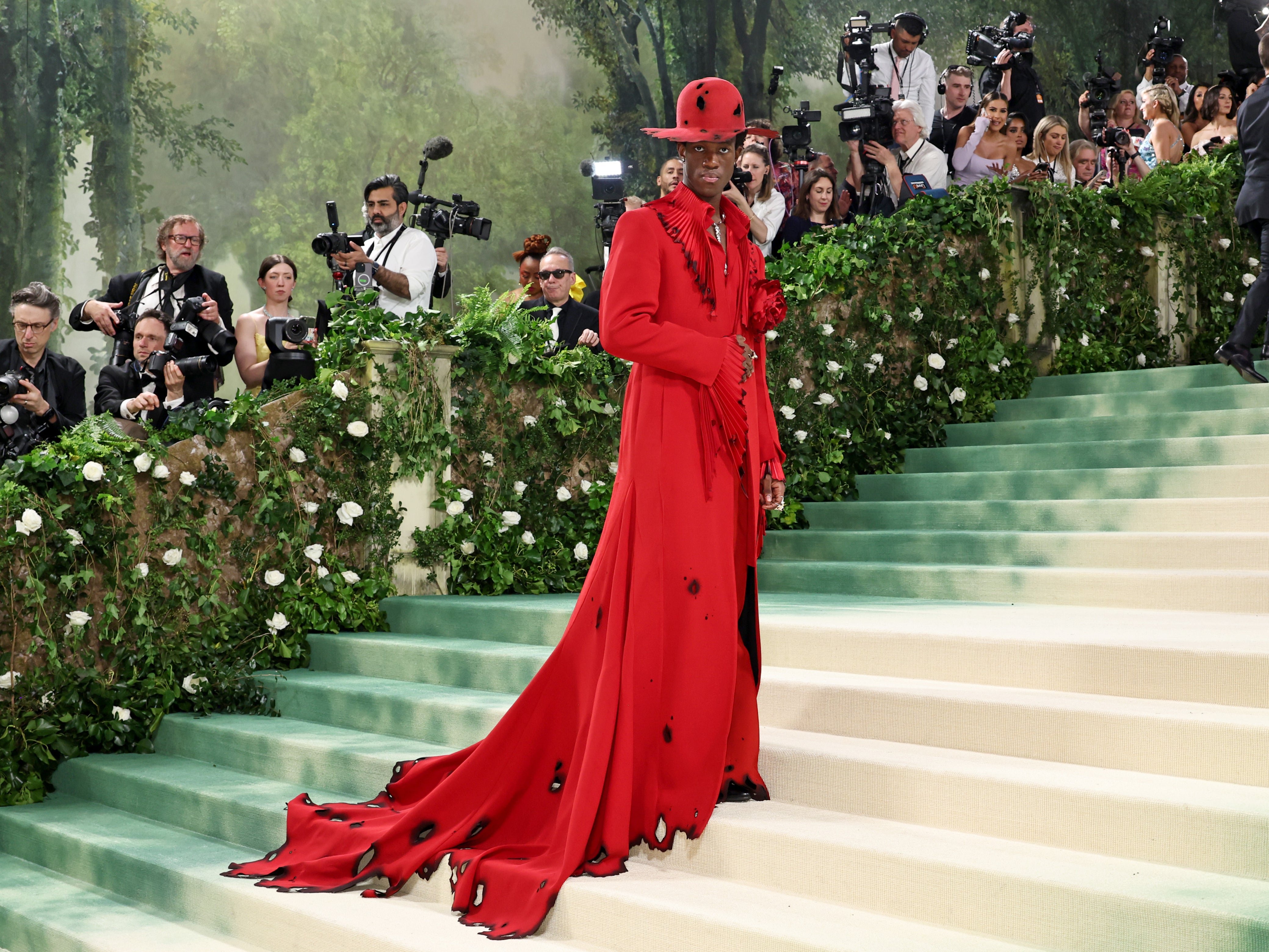 Wisdom Kaye attends The 2024 Met Gala Celebrating “Sleeping Beauties: Reawakening Fashion” at The Metropolitan Museum of Art on 6 May 2024 in New York City.