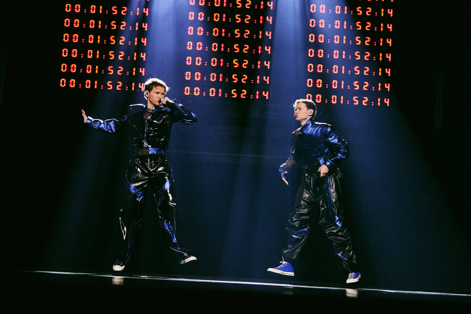 Marcus & Martinus will first perform during Tuesday’s semi-final (Alma-Bengtsson/EBU/PA)