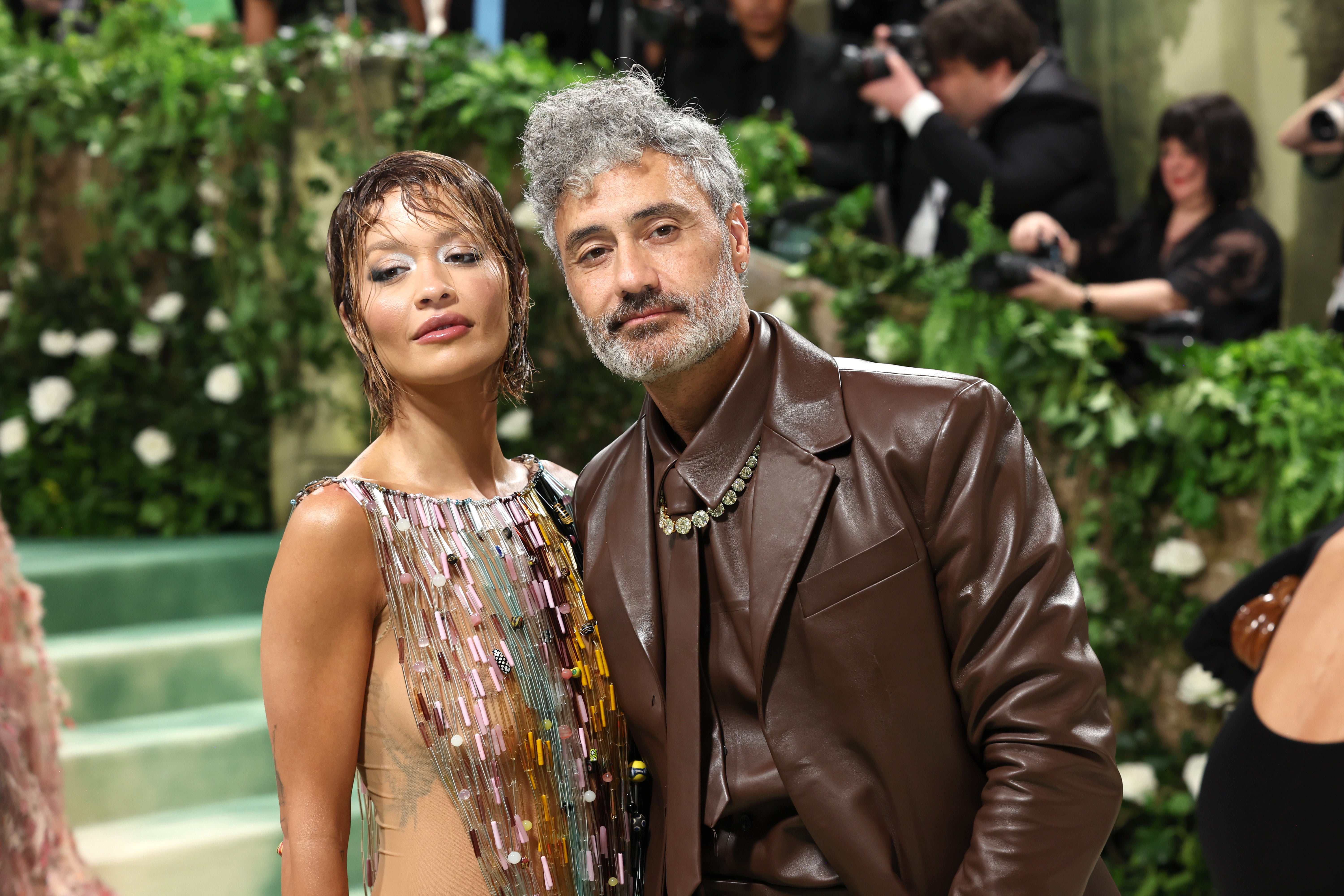 Rita Ora and Taika Waititi at the 2024 Met Gala