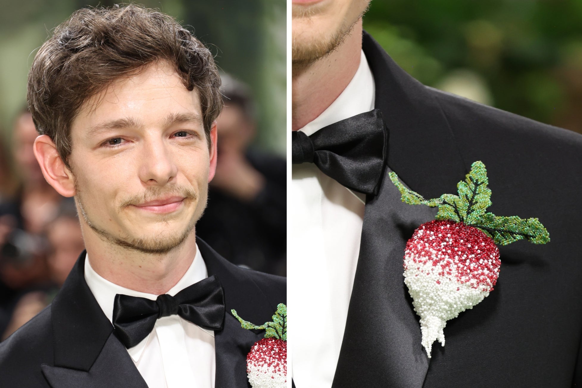 Faist confused and delighted fans with his brooch