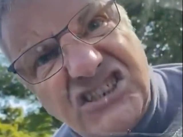 <p>Peter Abbott, pictured during a previous incident</p>