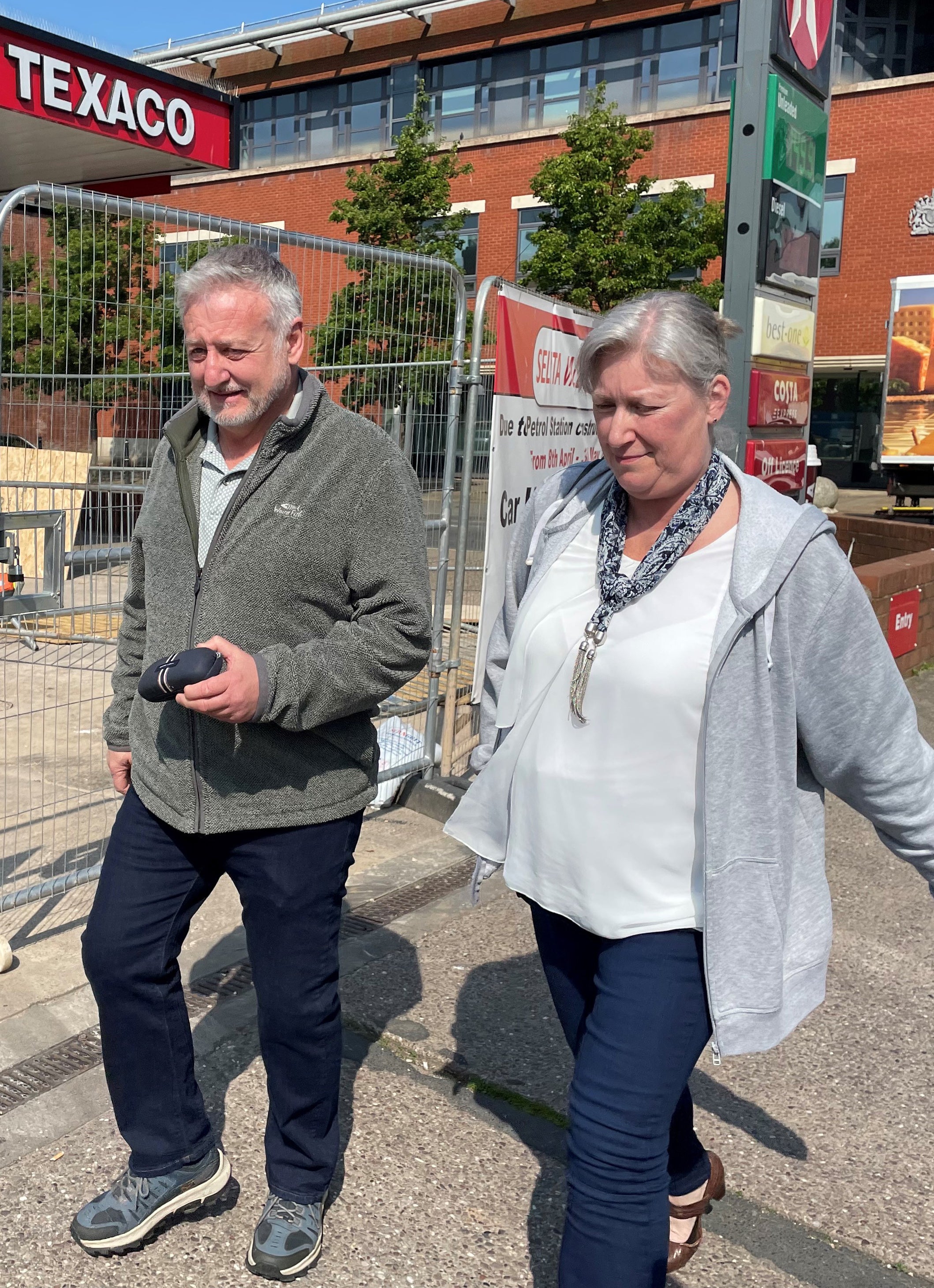 Adriana Orme leaving Worcester Magistrates' Court