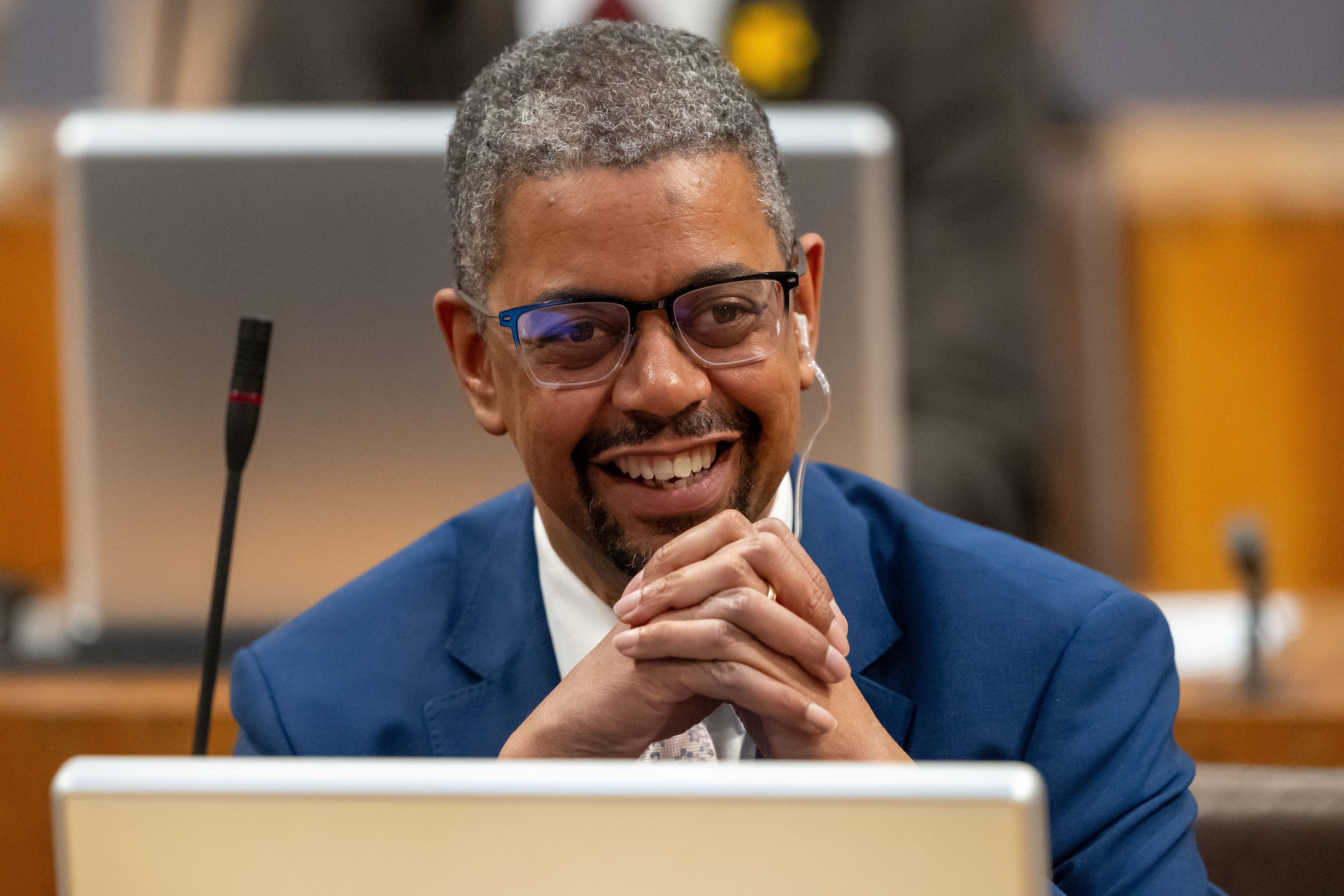 Vaughan Gething in the Senedd (Welsh Government/PA)