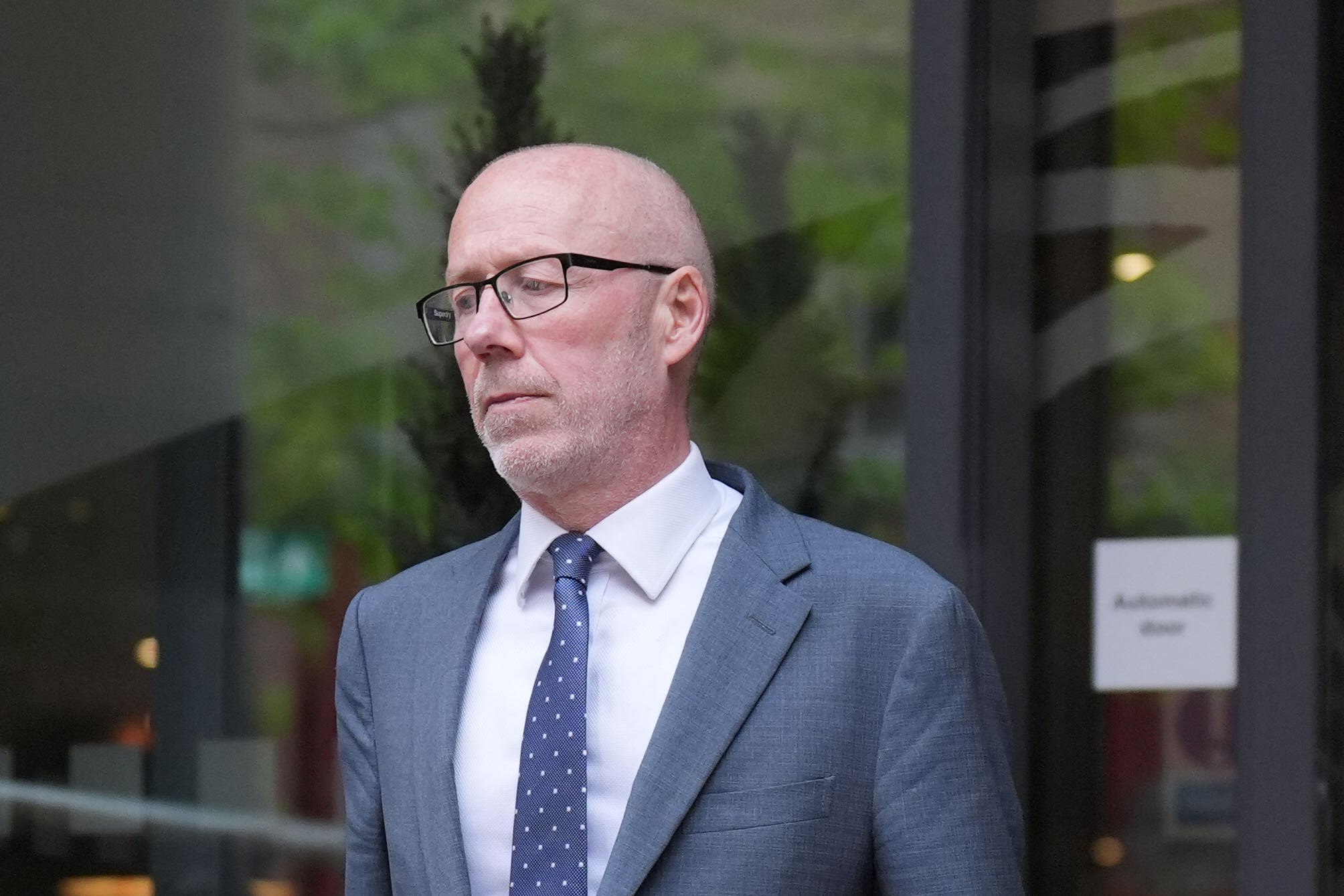 Professor Ian Young, the chief scientific adviser for Northern Ireland’s Department of Health, leaves the Clayton Hotel in Belfast after giving evidence at the UK Covid-19 inquiry hearing (Niall Carson/PA)