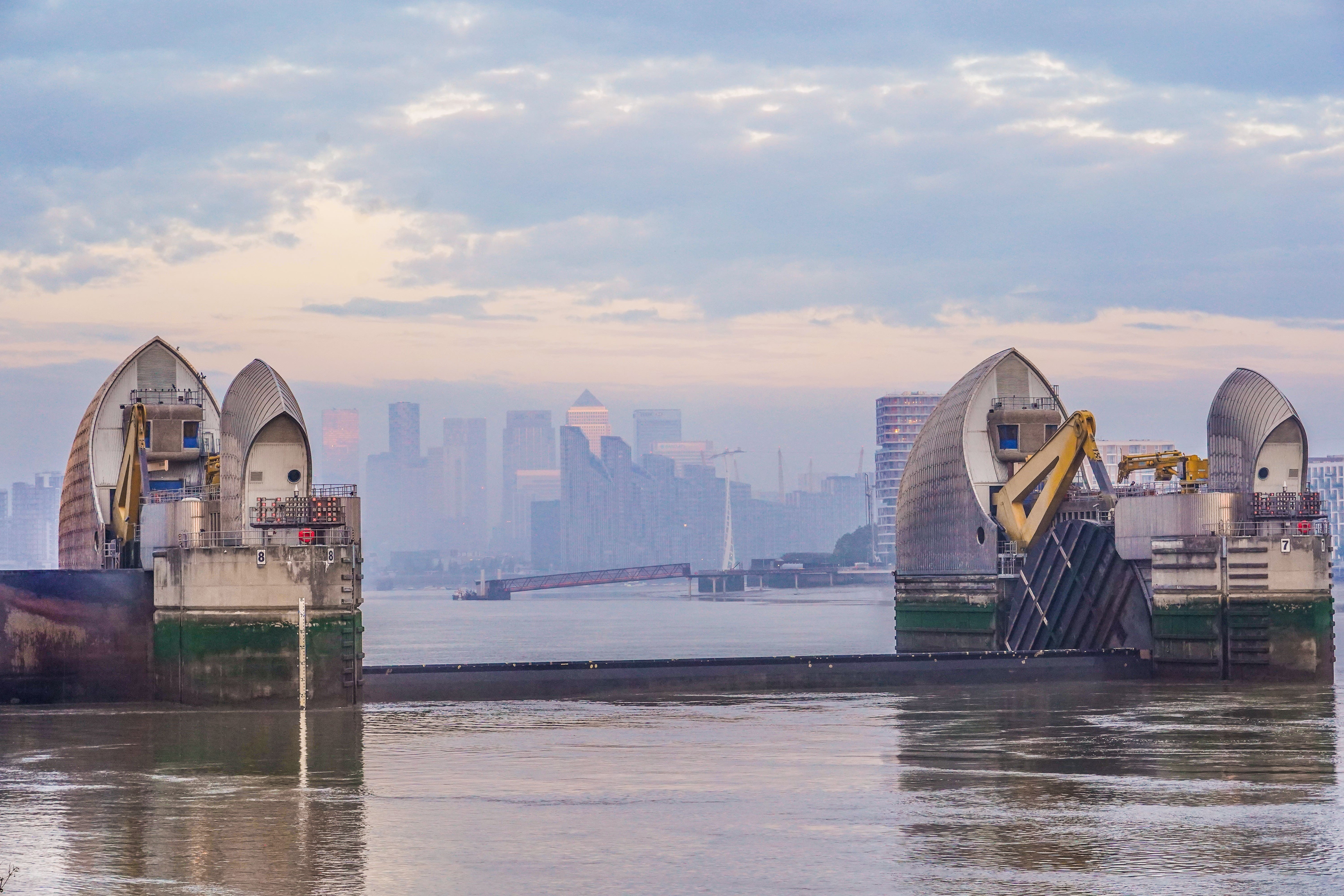 The Thames Barrier which protects London from flooding (Ian West/PA)