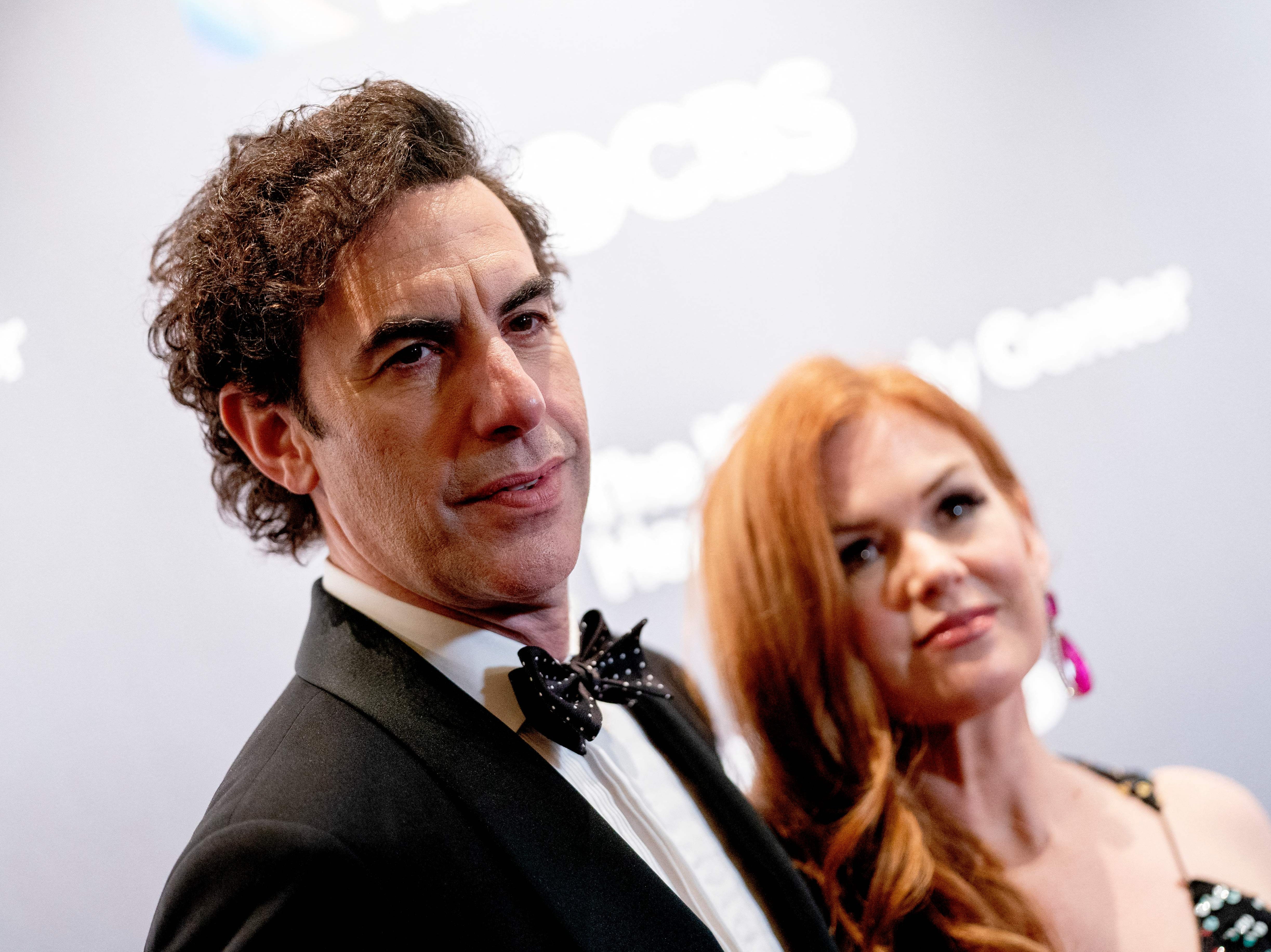 Sacha Baron Cohen and Isla Fisher