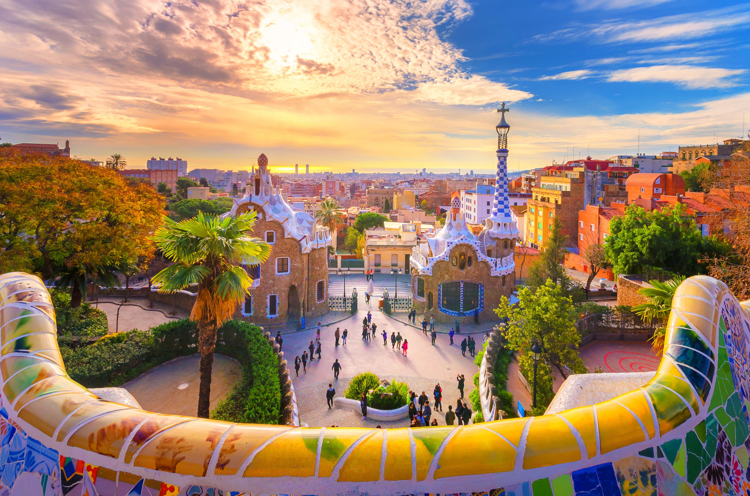 The view from Guell Park