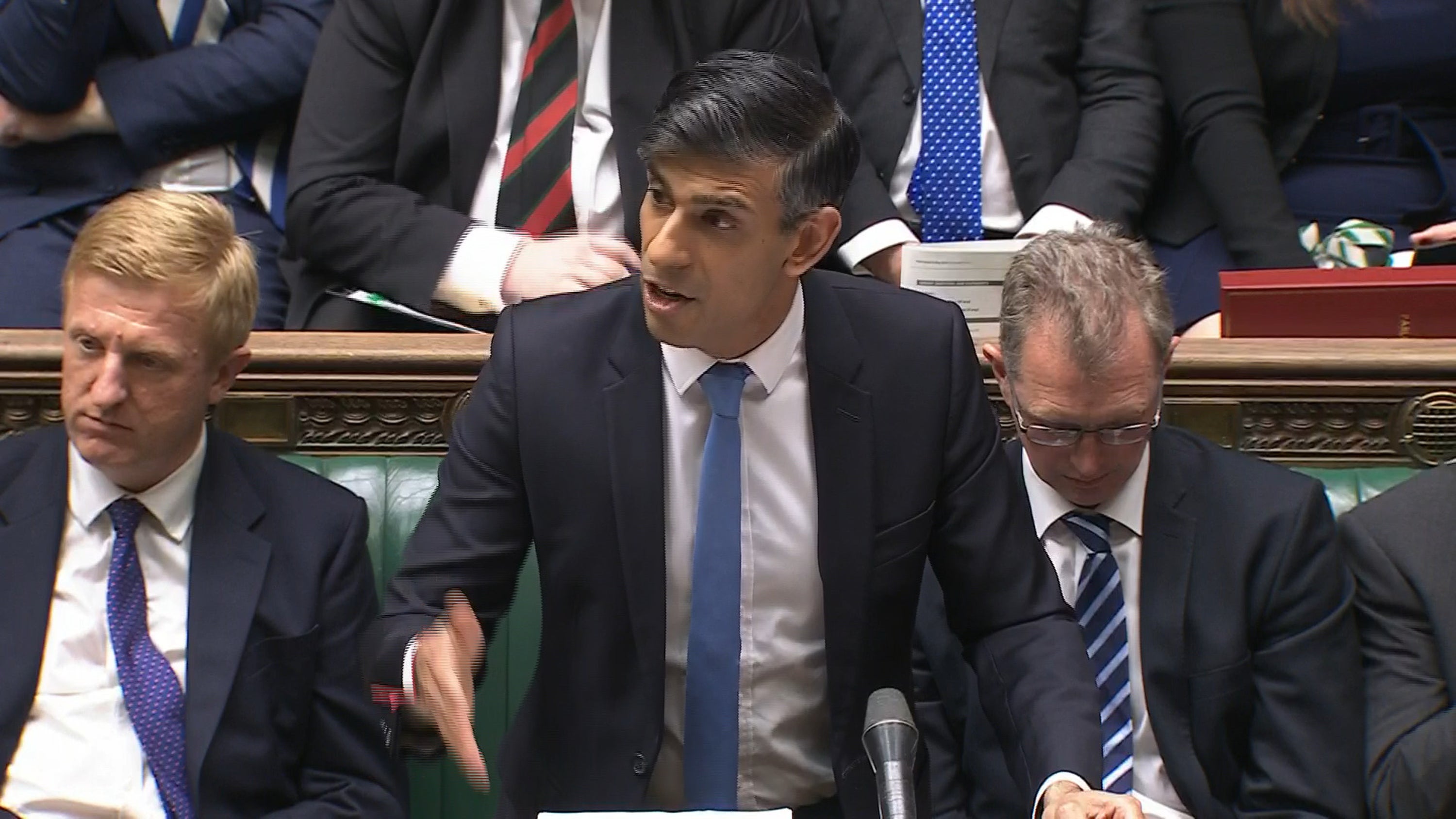 Rishi Sunak at PMQs on Wednesday May 8