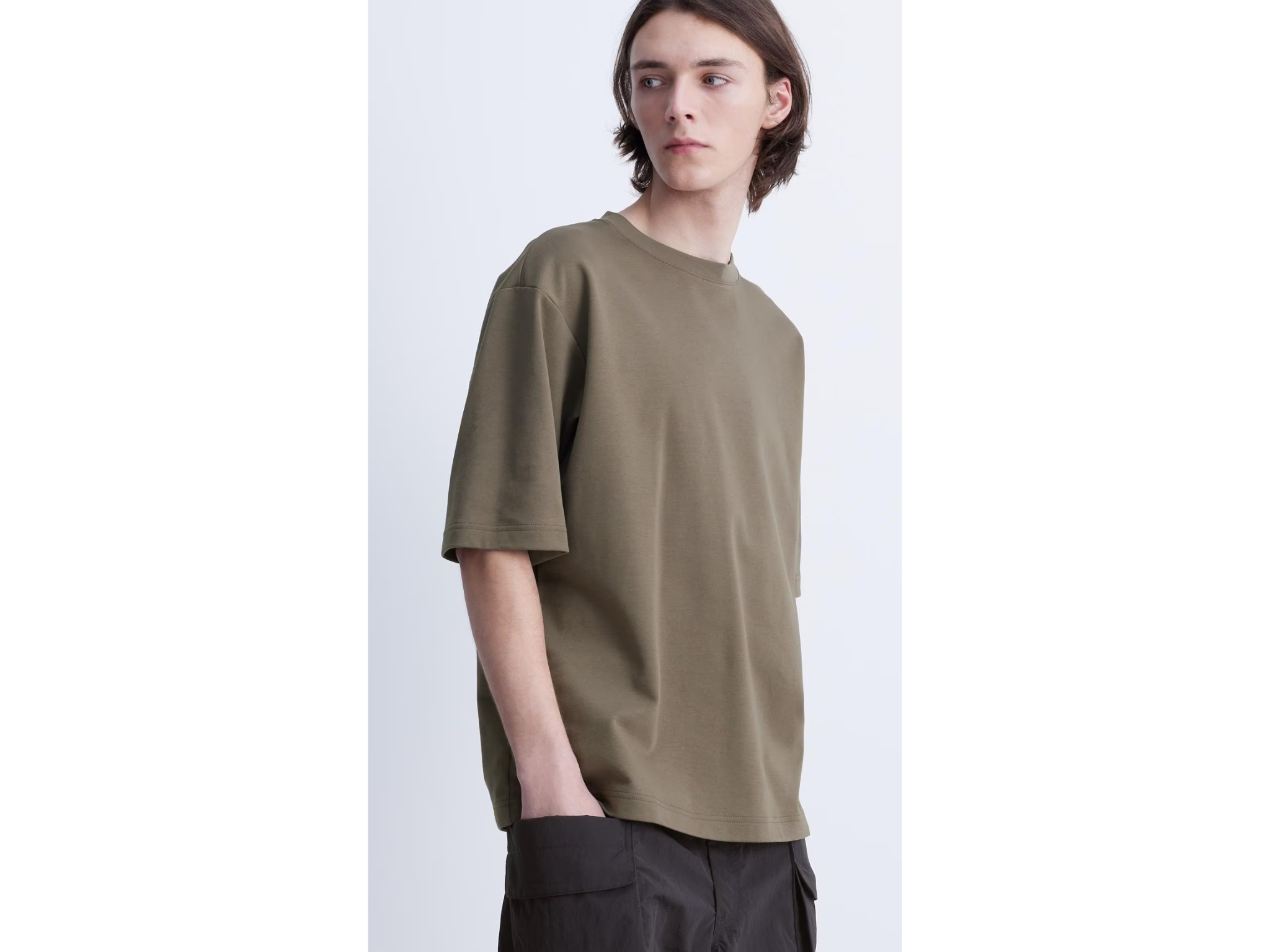 Uniqlo U airism oversized half sleeve t-shirt