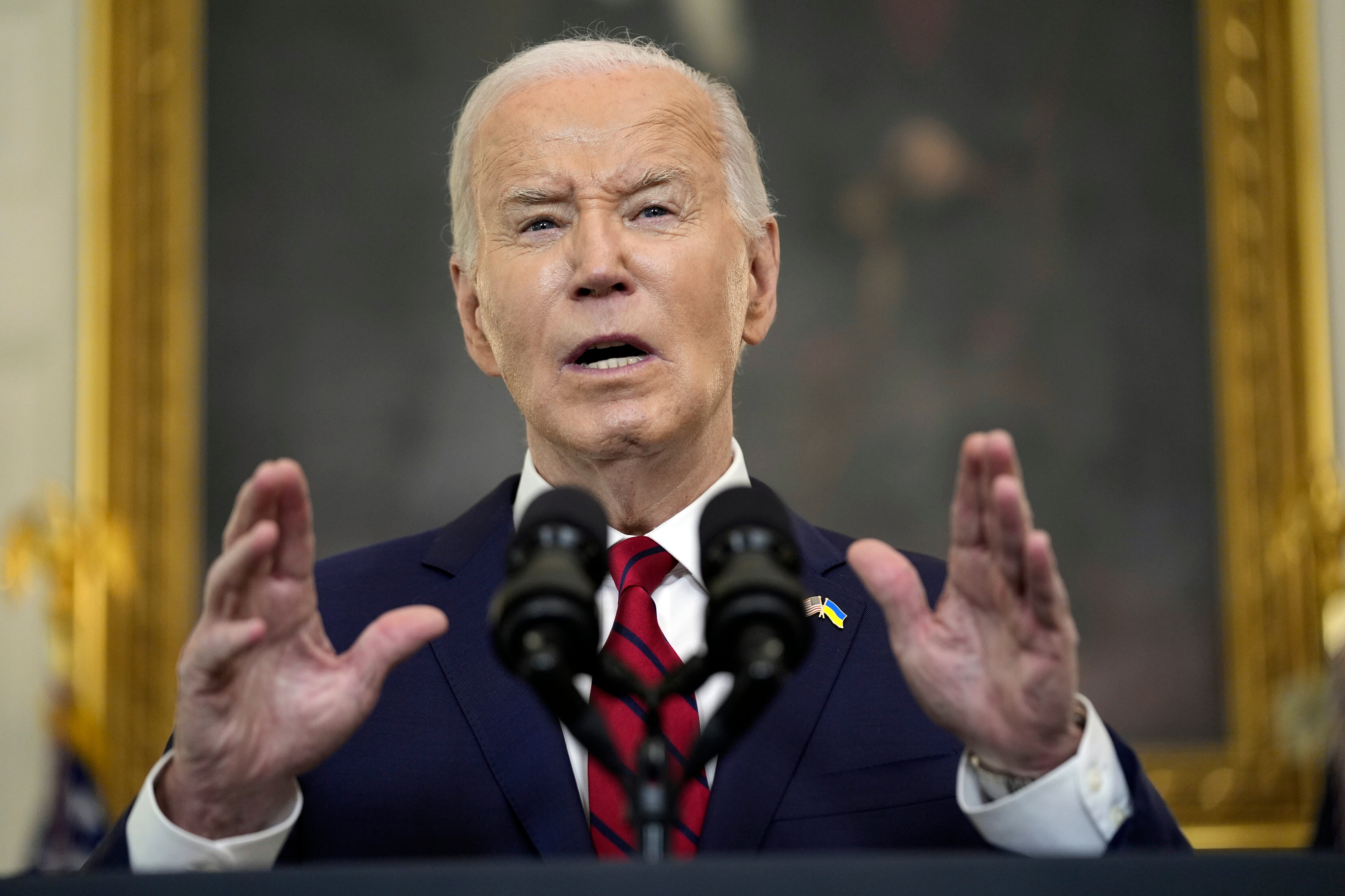 Joe Biden speaks at the White House