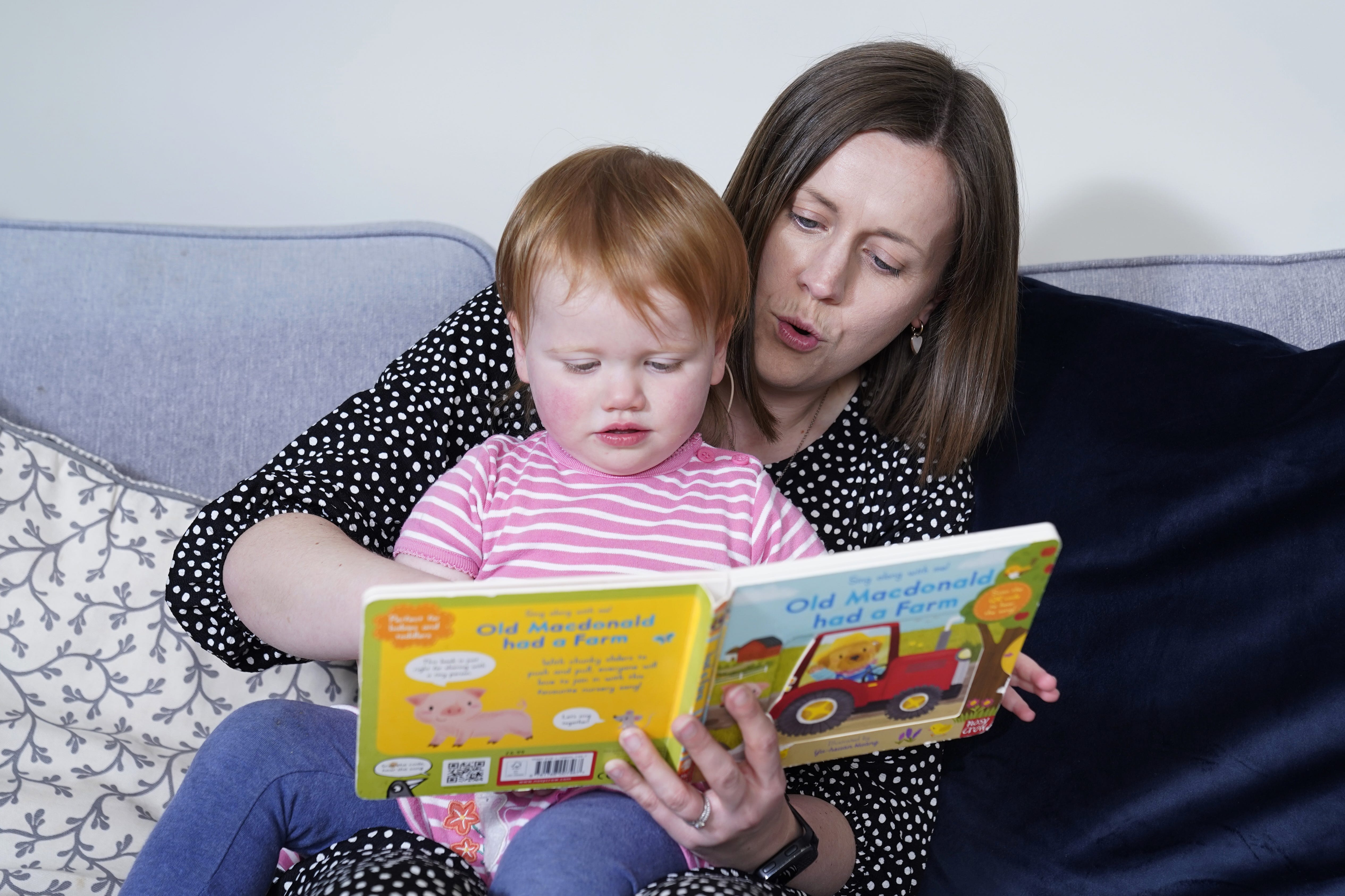 Opal Sandy, who was born completely deaf because of a rare genetic condition (Andrew Matthews/PA)