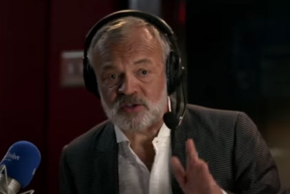 The UK’s commentator Graham Norton in ‘Fire Saga’