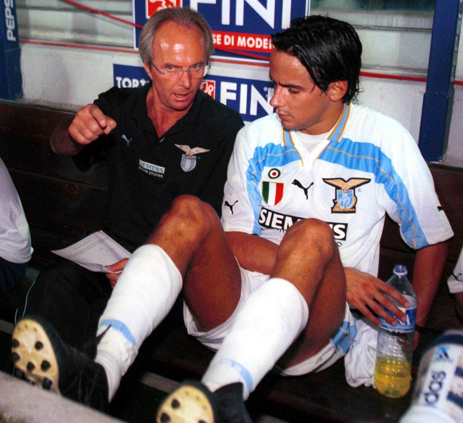 Eriksson managed big names such as Simone Inzaghi at Lazio