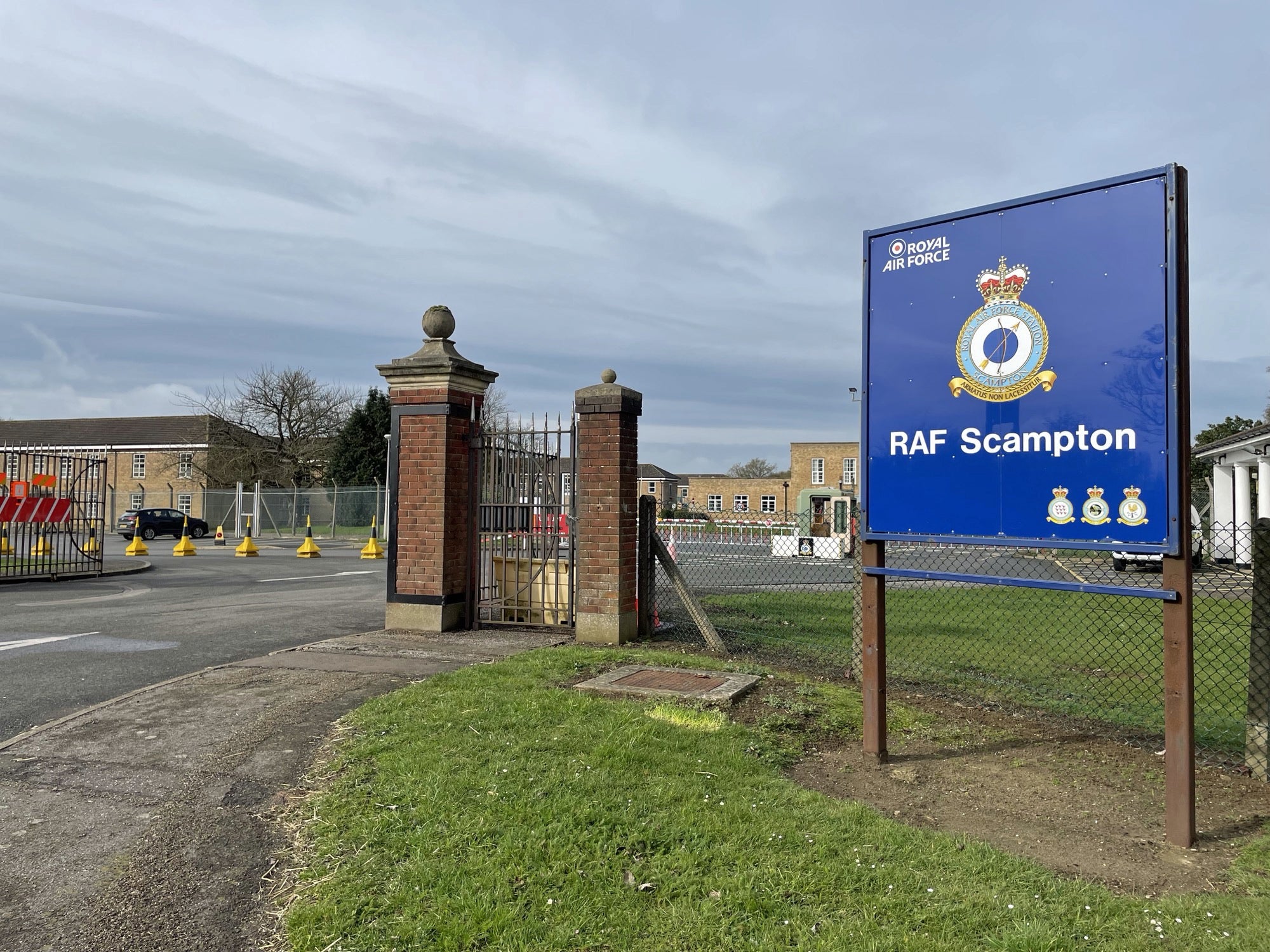 A view of RAF Scampton, in Lincoln