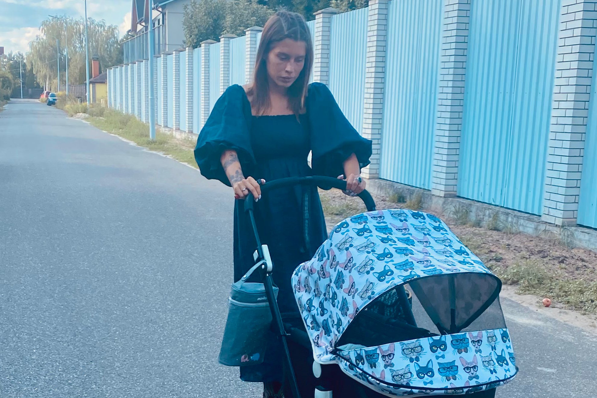 Oleksandra and her daughter Anna in Kyiv prior to Russia’s invasion