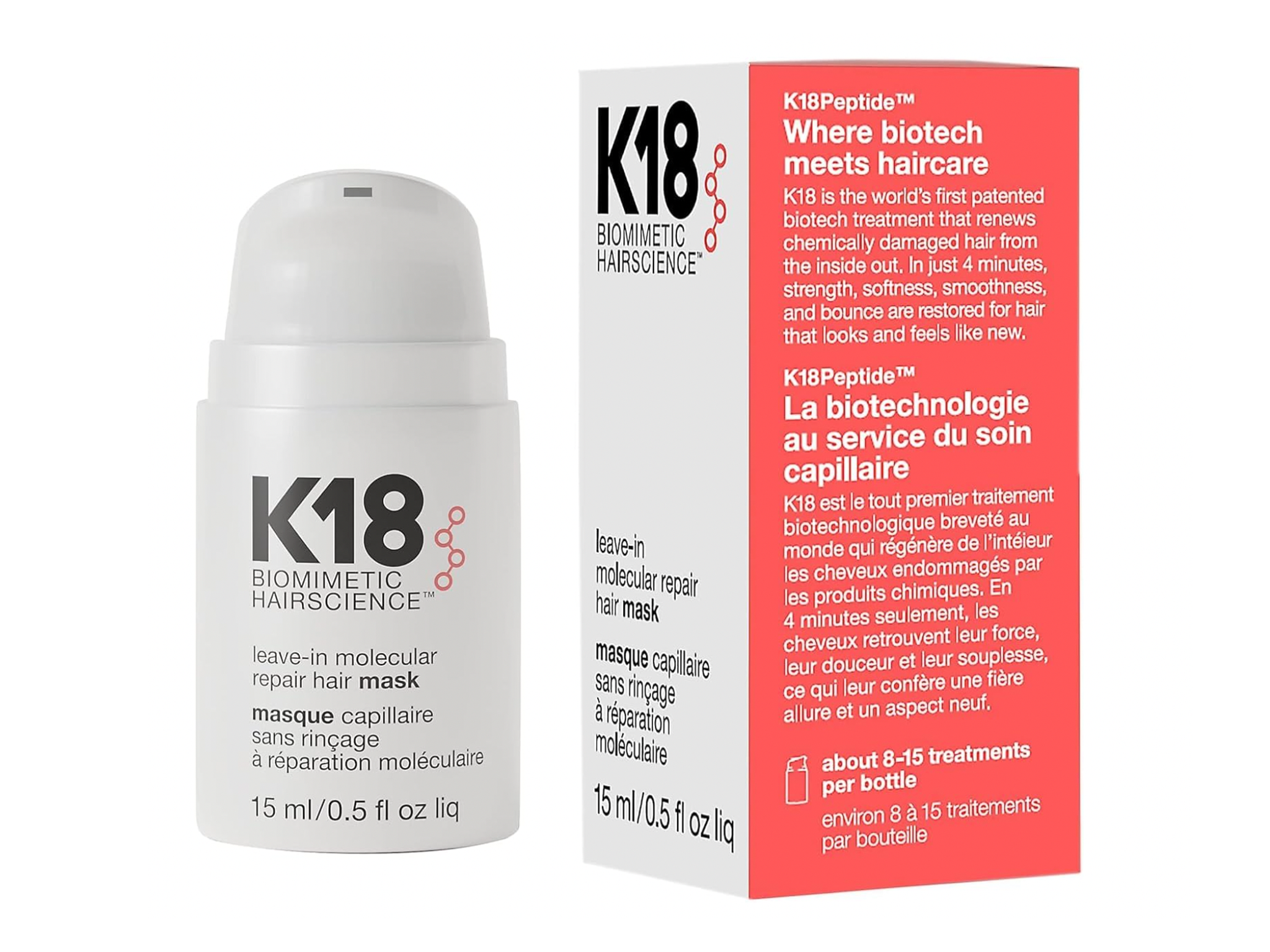 K18 leave-in molecular repair hair mask