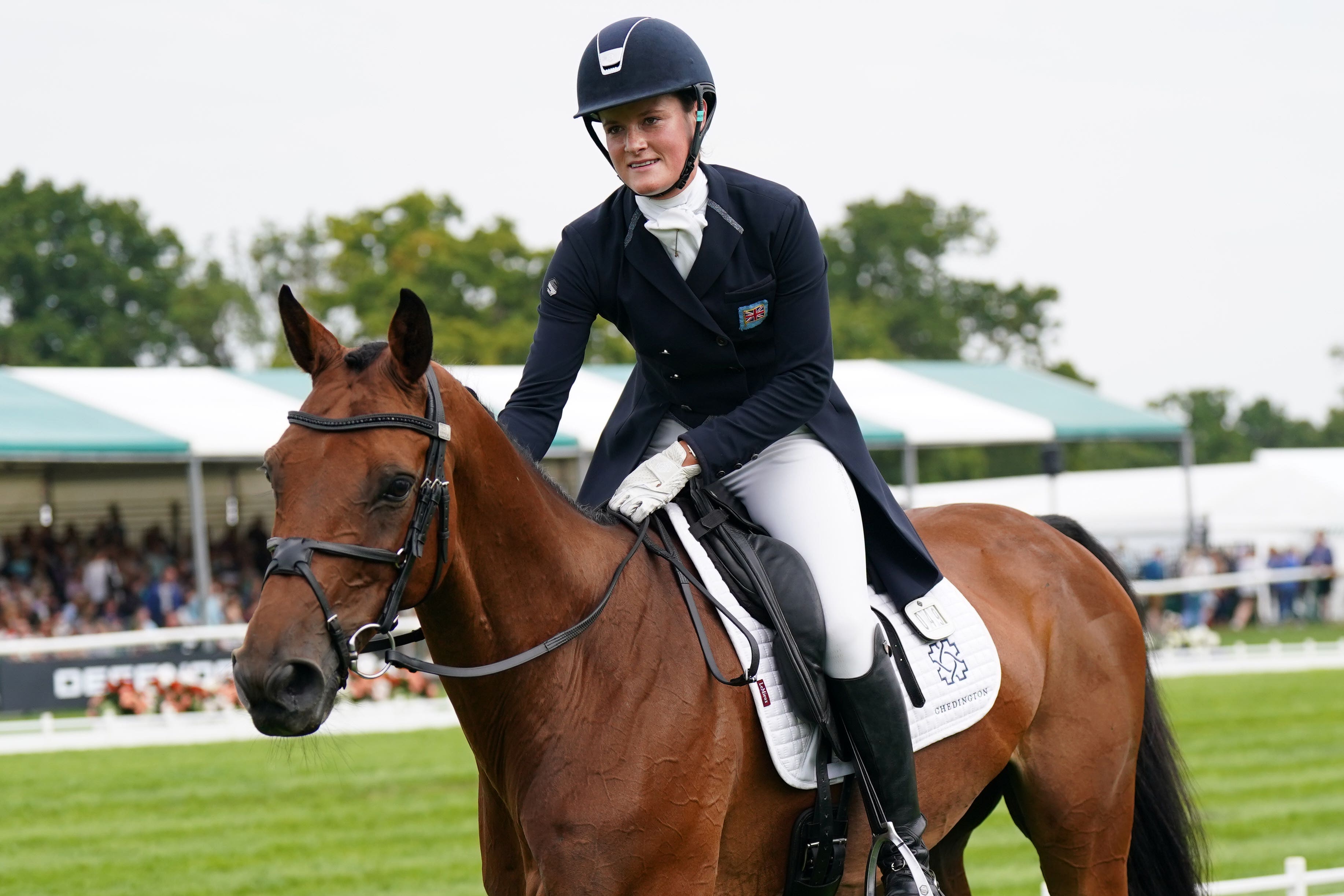 Bubby Upton made a strong start to the Badminton Horse Trials (Jacob King/PA)