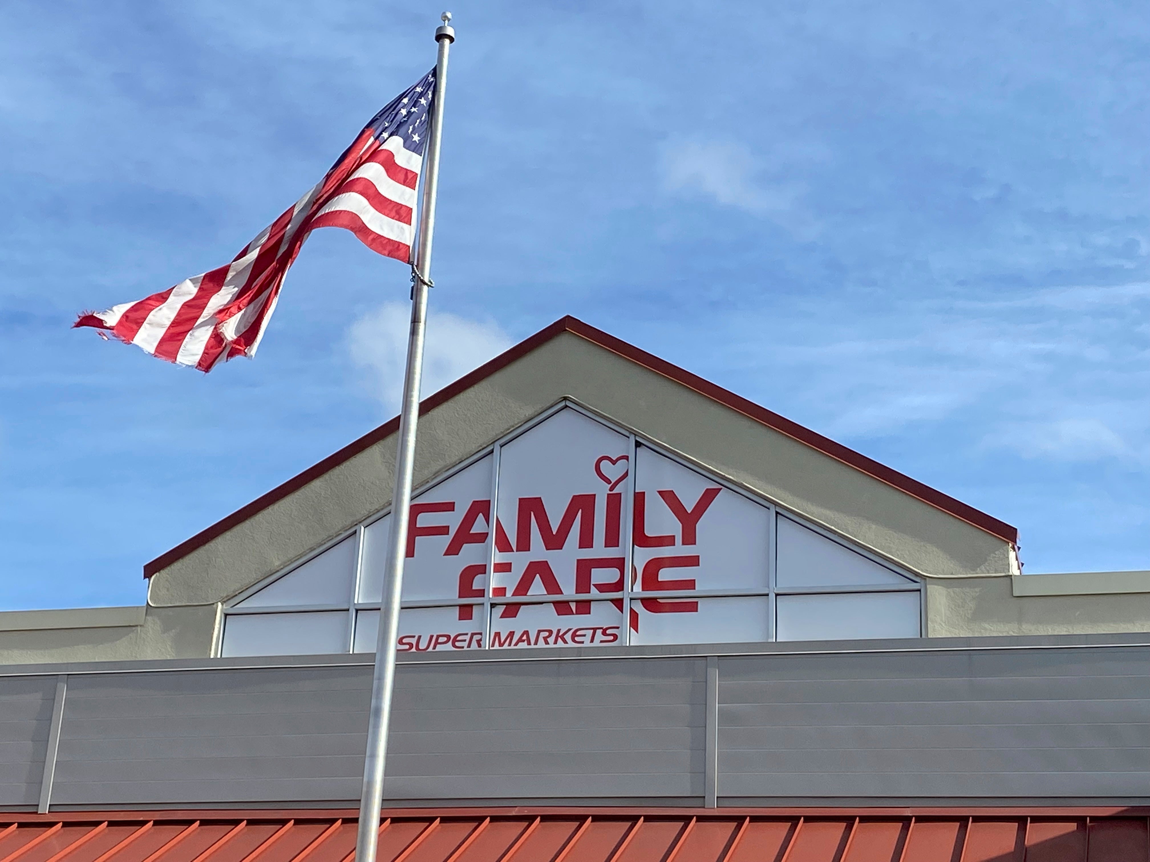 A 34-year-old woman had been living inside this triangular rooftop business sign in Michigan for roughly a year