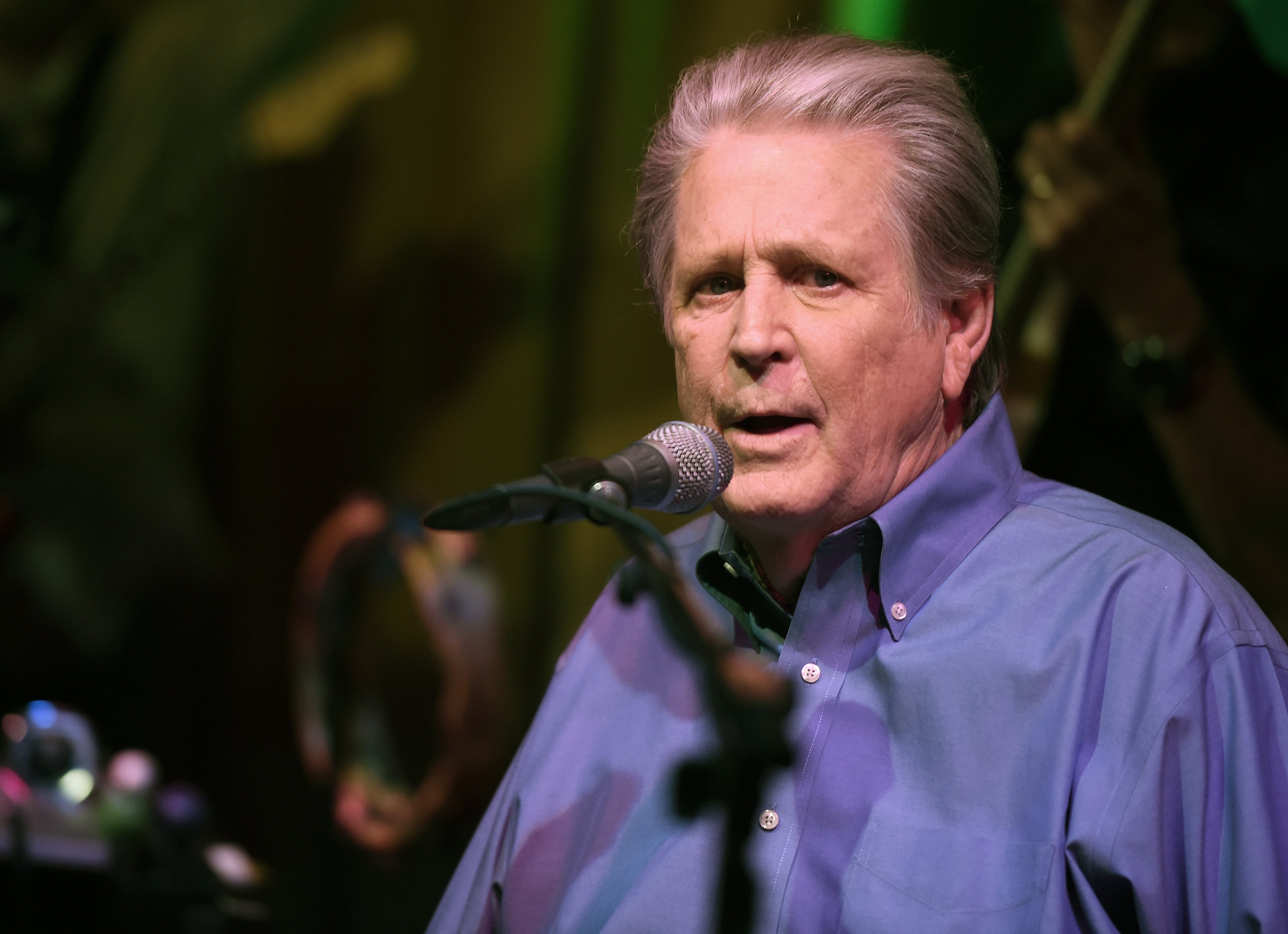 Brian Wilson performing in Los Angeles in 2015