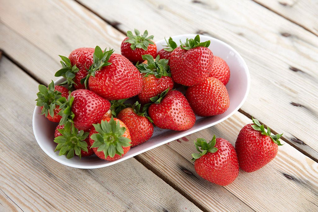 The wet, dark winter has delayed the British strawberry season by a fortnight, but the fruit will be large and juicy, according to producers (Matt Munro Photography/PA)