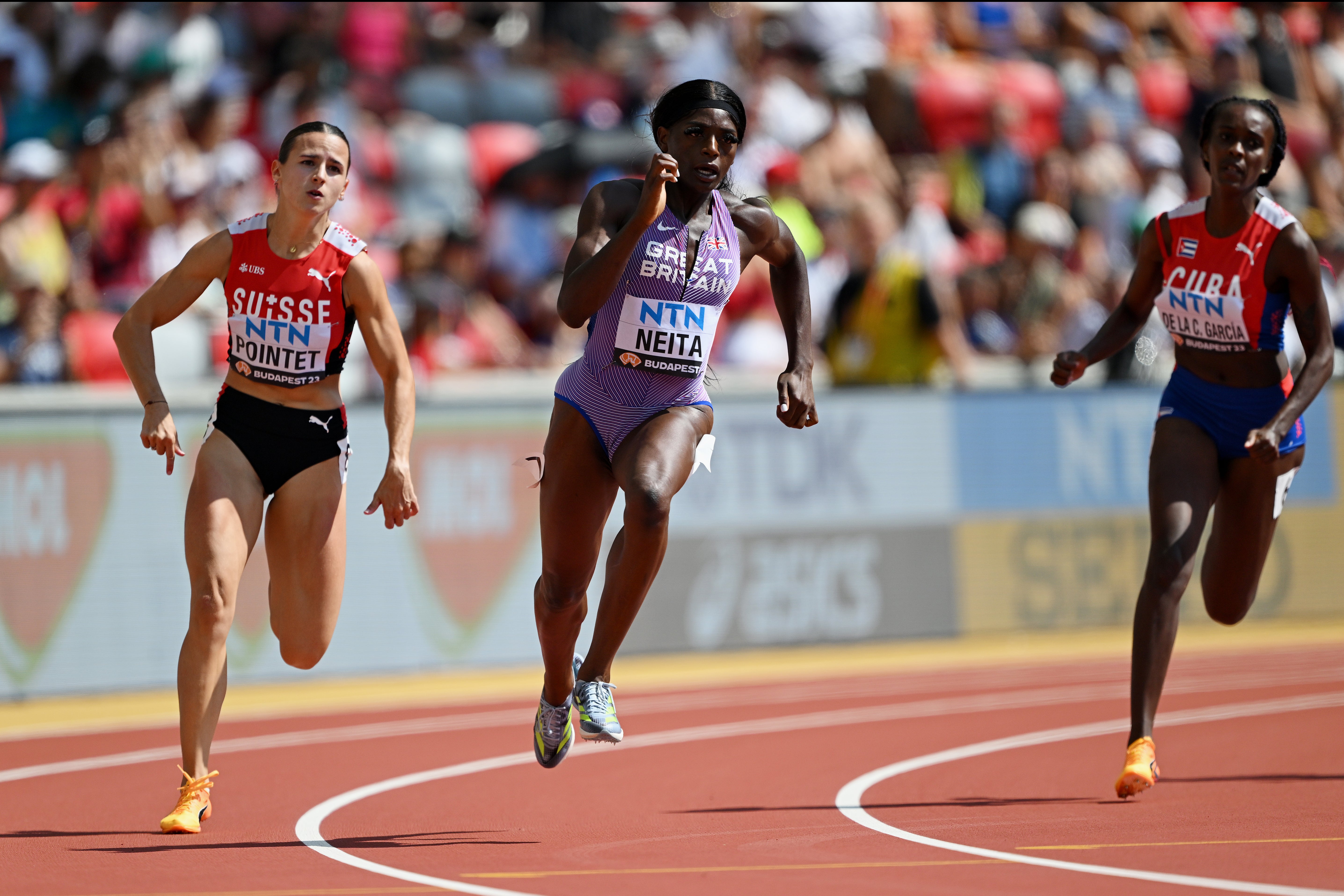 Daryll Neita is hoping to spearhead Team GB’s sprint medal bid in Paris