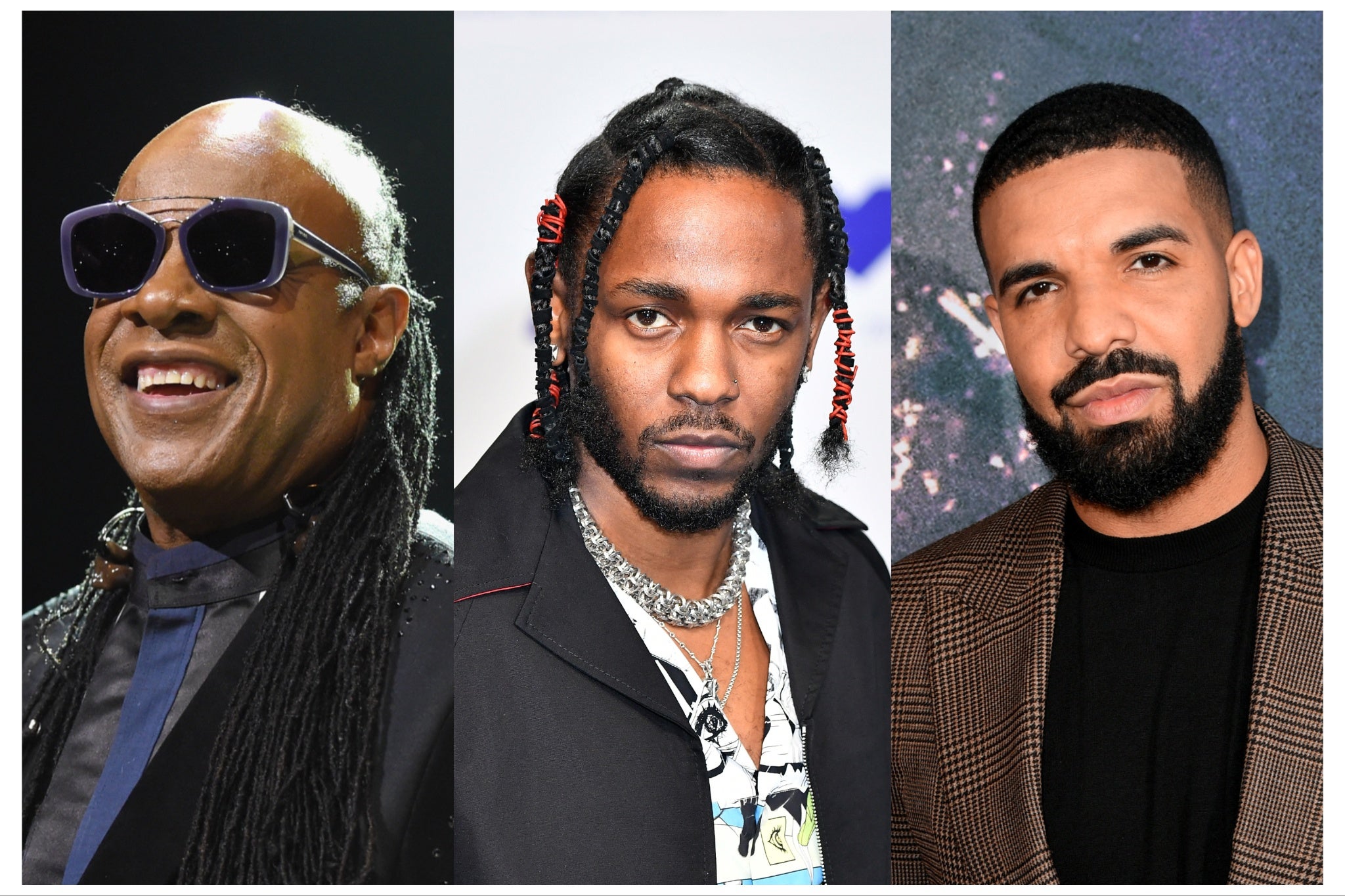 Stevie Wonder, Kendrick Lamar and Drake