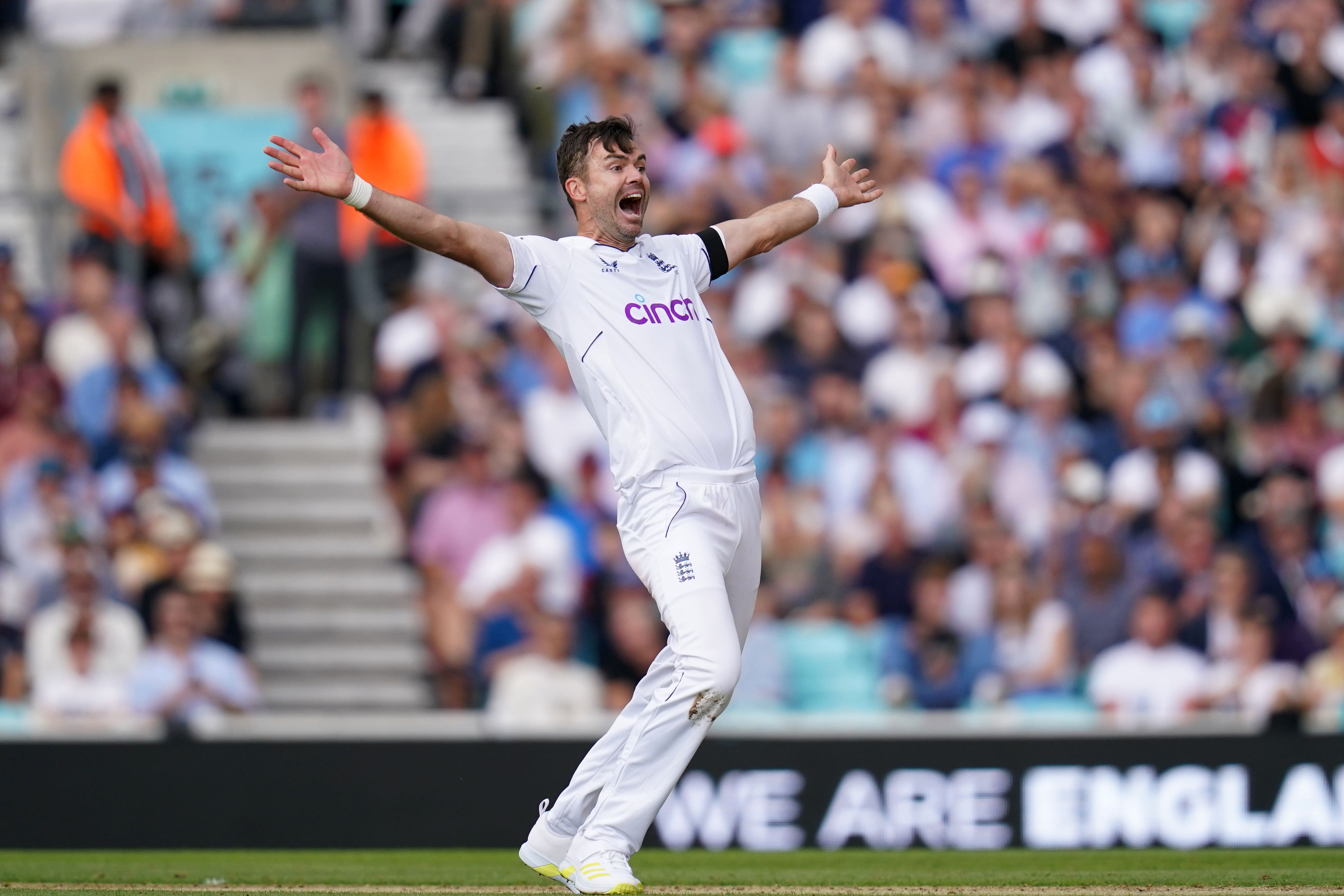 England’s James Anderson has taken more wickets than any other seam bowler in Test history (John Walton/PA)