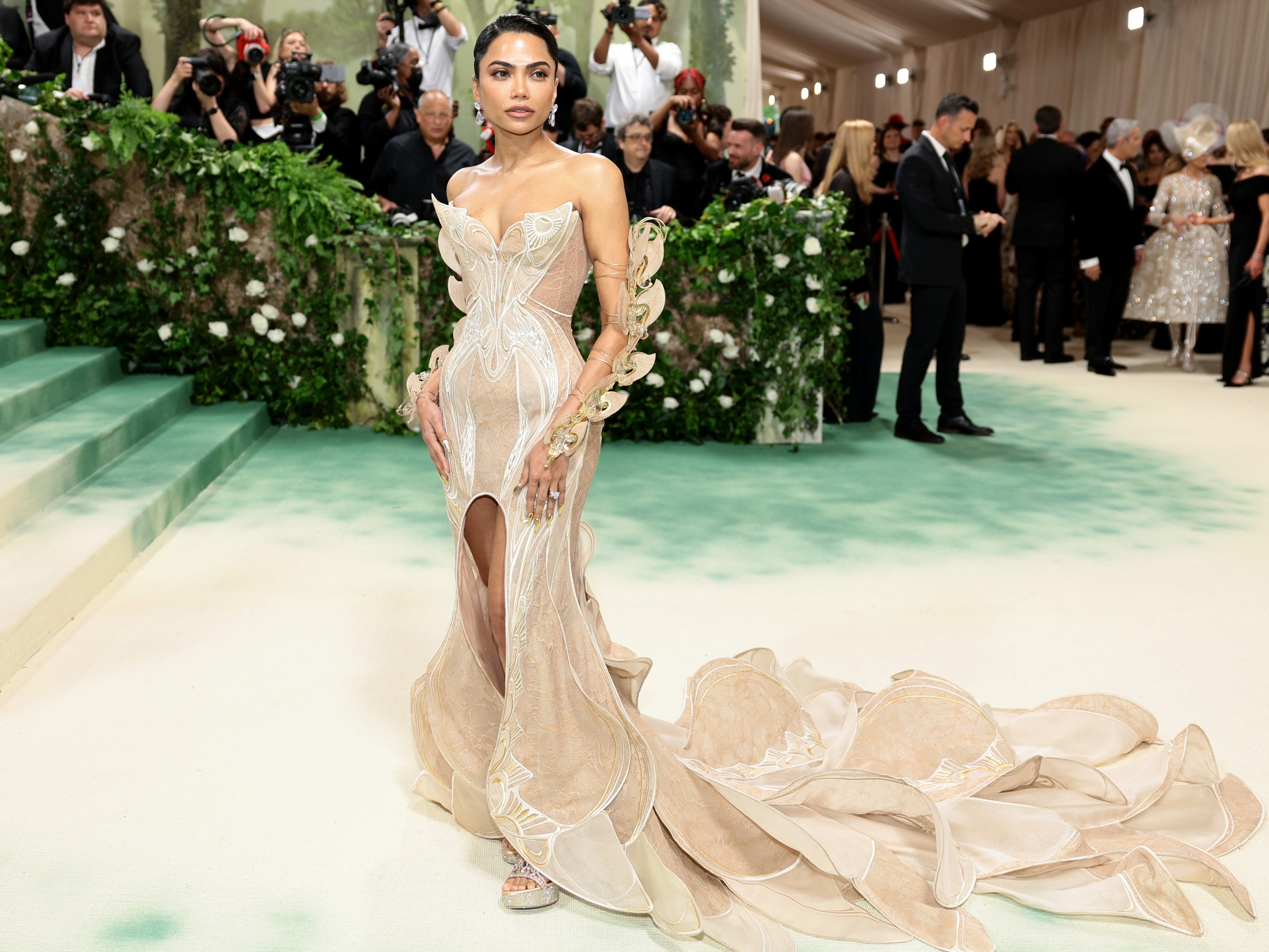 Mona Patel attends The 2024 Met Gala Celebrating “Sleeping Beauties: Reawakening Fashion” at The Metropolitan Museum of Art on 6 May 2024 in New York City