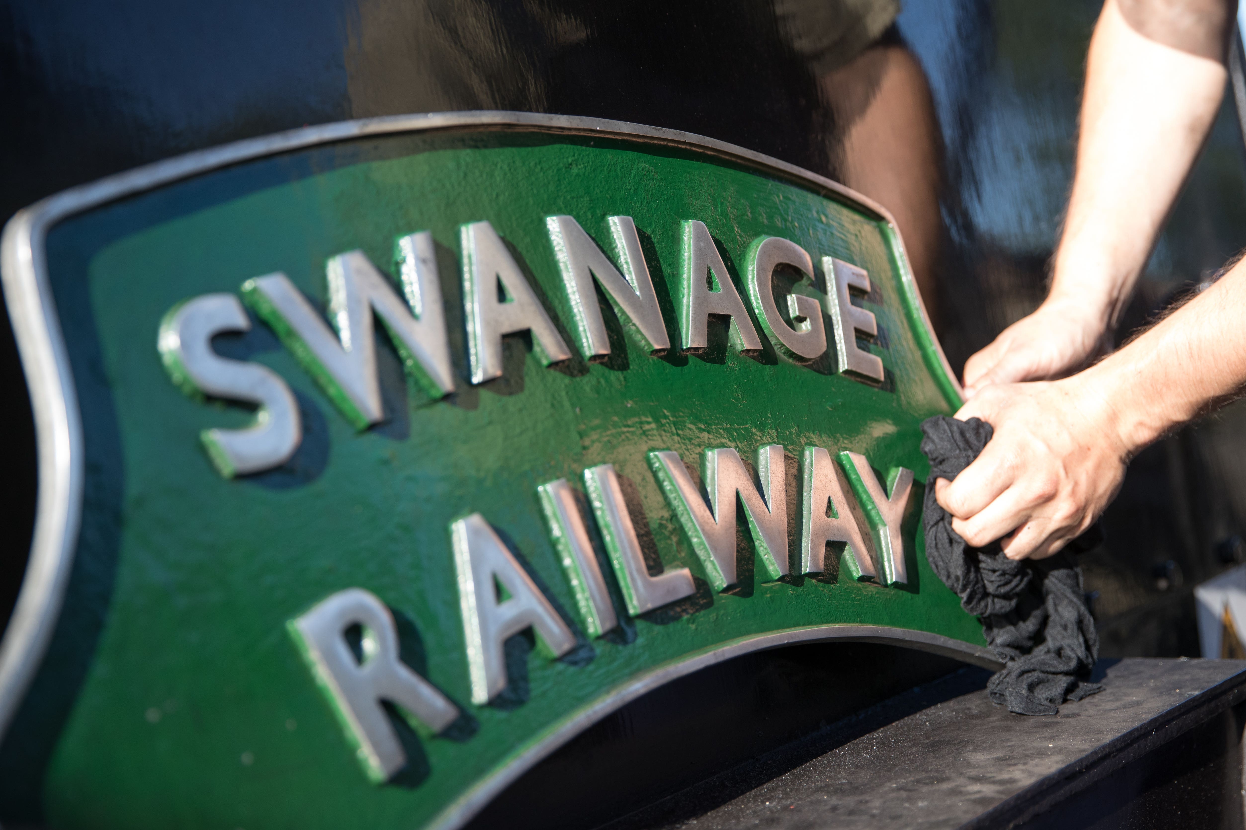 Evening diesel gala and beer festival train services on the Swanage Railway heritage line were suspended on Saturday after a diesel locomotive partially derailed at Corfe Castle station (Andrew Matthews/PA)