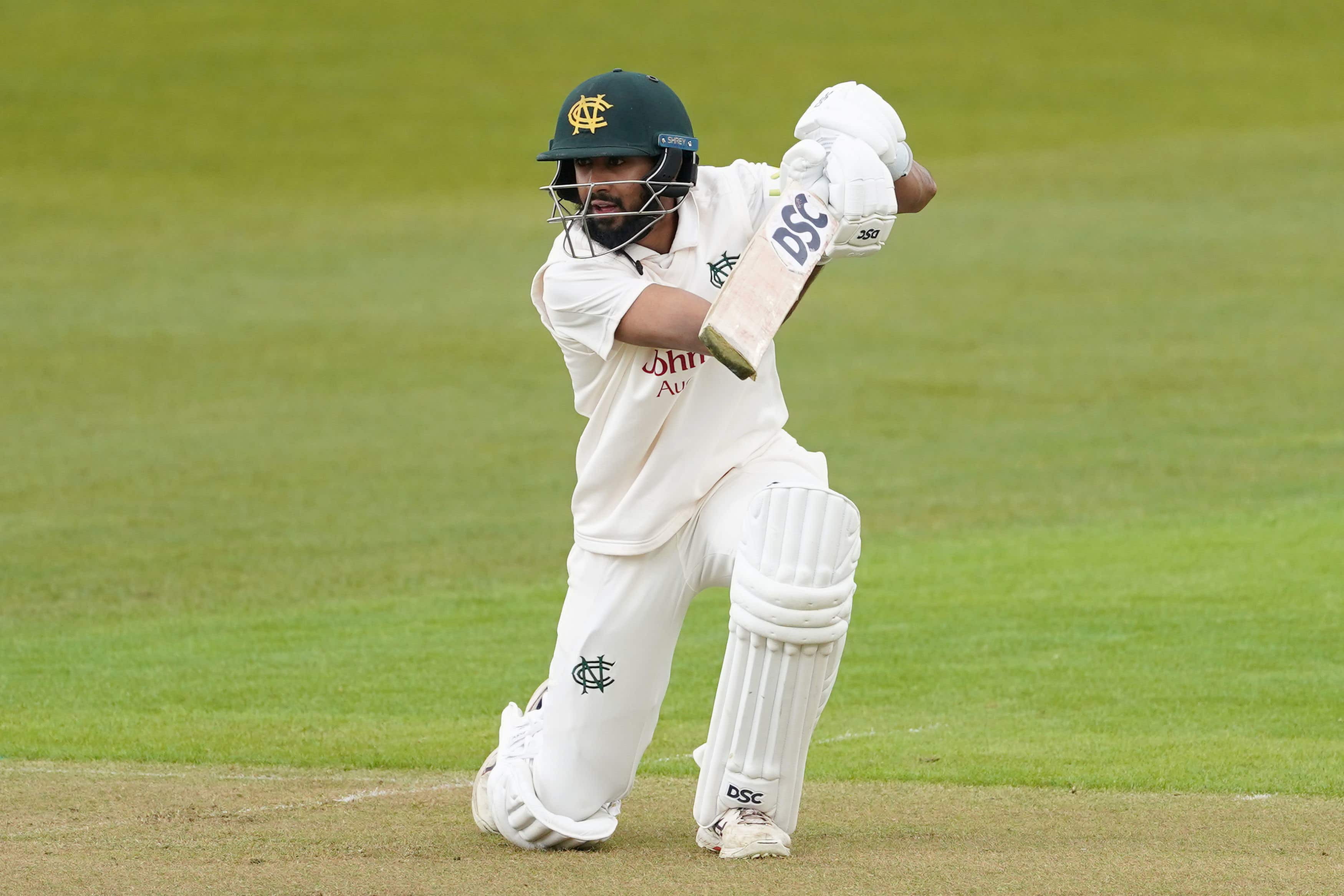 Nottinghamshire skipper Haseeb Hameed was in superb form against his former club (Joe Giddens/PA)