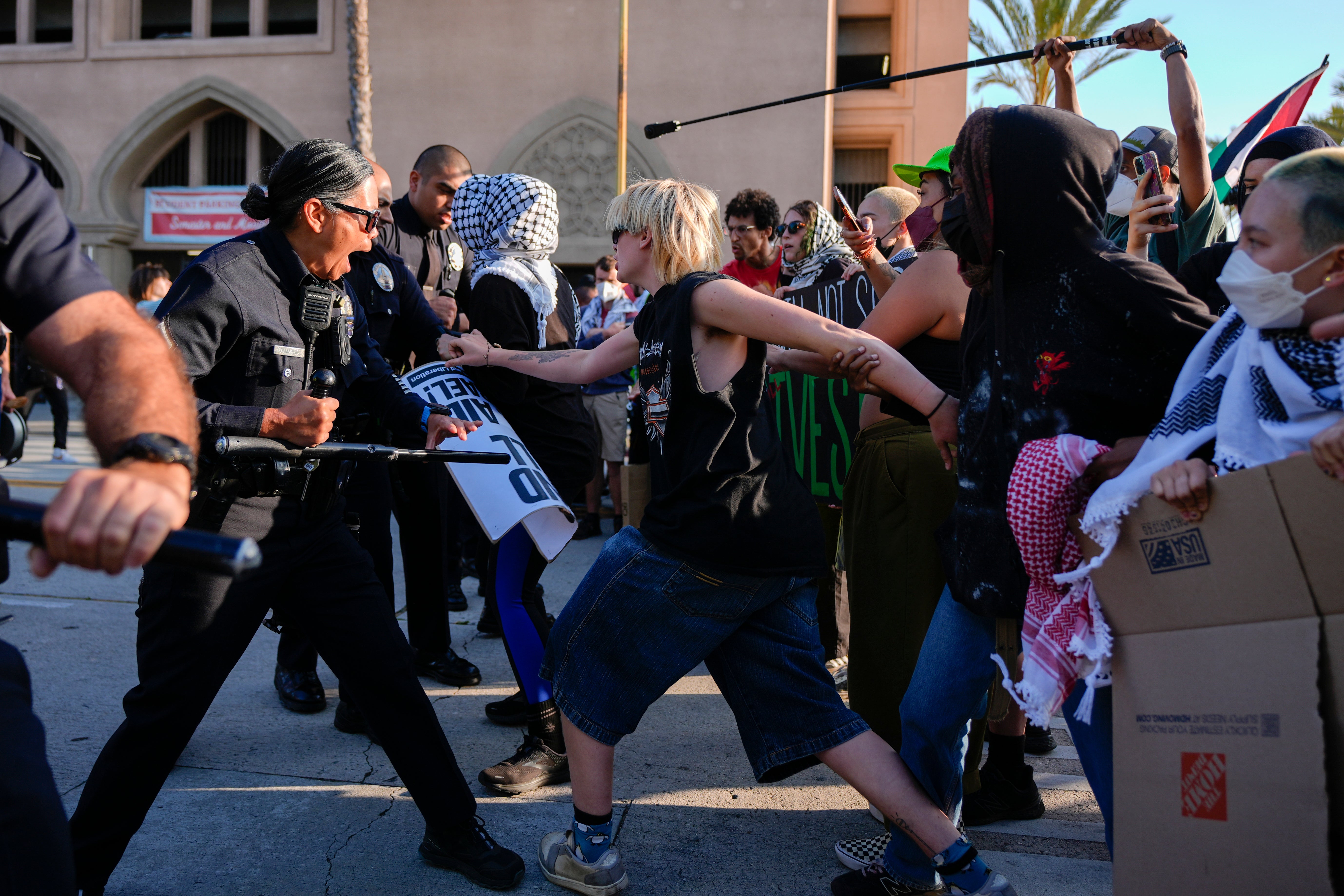 Israel Palestinians Campus Protests