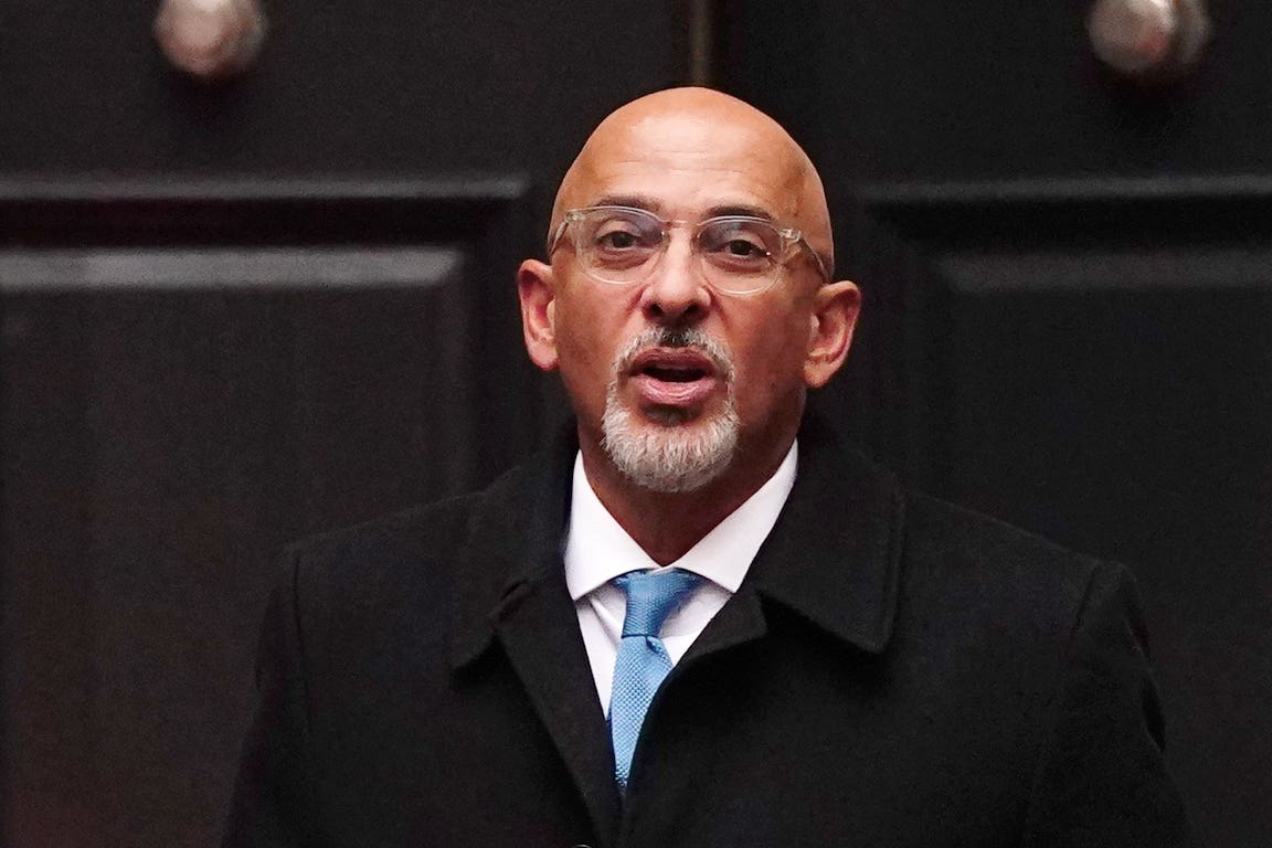 Former chancellor Nadhim Zahawi admitted to once being a football hooligan who used to go out looking for fights