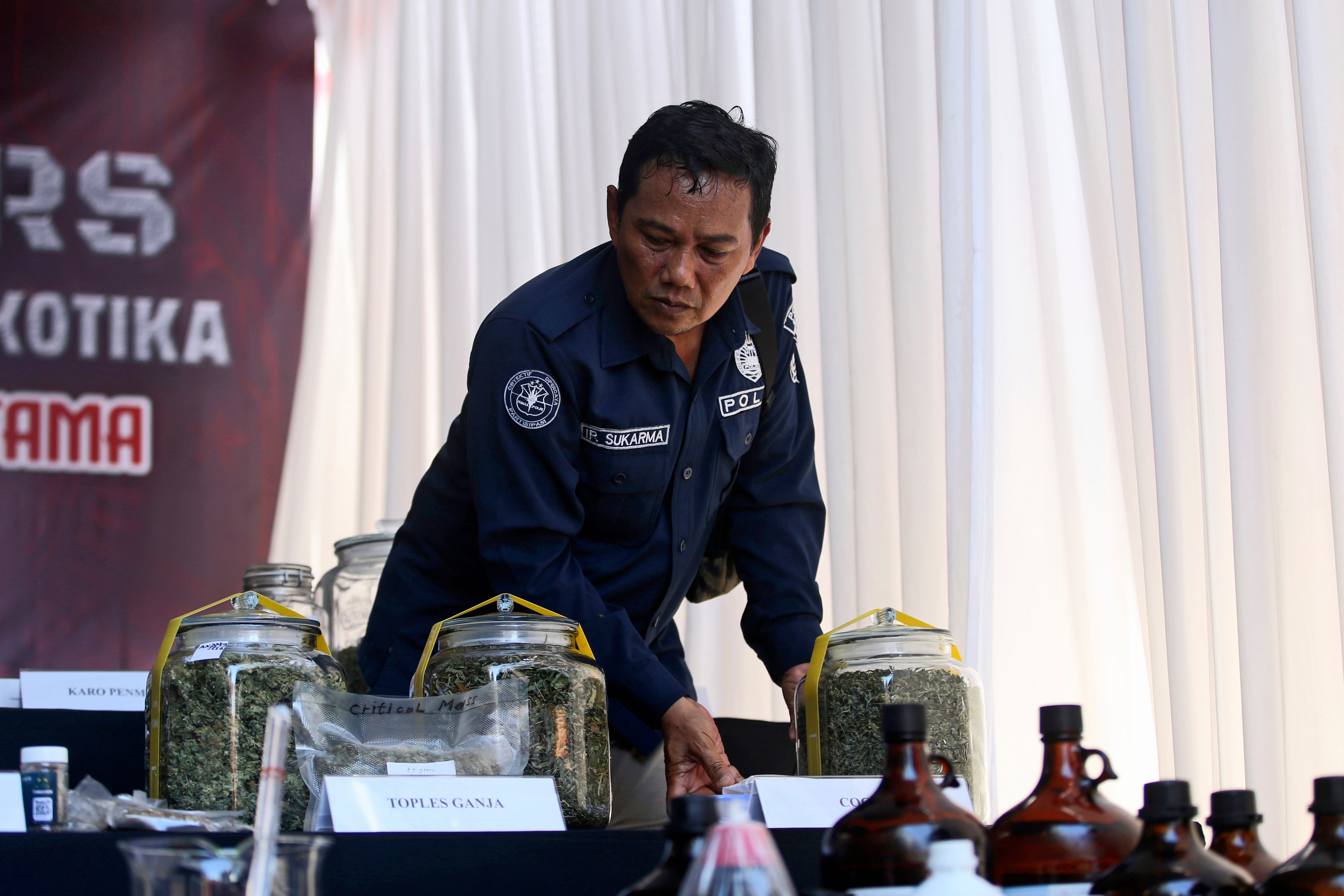 Indonesia Drug Arrests